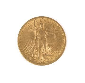 1907 St. Gaudens Twenty Dollar Gold Coin