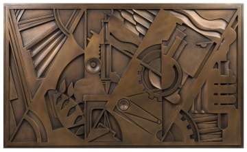 Roy Lichtenstein (American, 1923-1997) "Peace Through Chemistry" Bronze