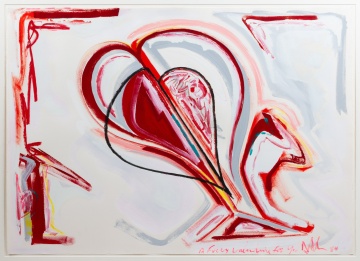 Attributed to Jim Dine, "Hearts"