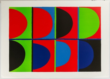 Terry Frost (British, 1915-2003) "Red, Blue, Green"