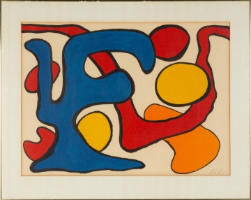 Alexander Calder (American, 1898-1976) "Untitled [Amorphous Shapes]"