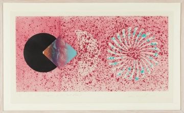 James Rosenquist (American, 1933-2017) "The Book Disappears for the Fast Student"