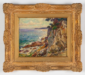 Adolphe-Louis Gaussen (French, 1871-1954) Coastal Scene