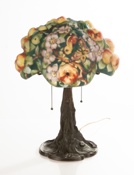 Pairpoint Puffy Apple Tree Table Lamp