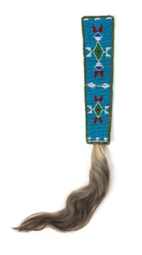 Native American Beaded Hair Drop Wapegnaka