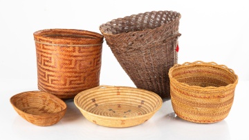 Group of Native American Baskets