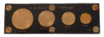 U.S. Liberty $20, $10, $5, & $2.50 Gold Coins
