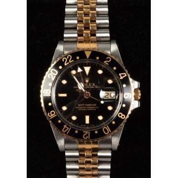 Rolex GMT-Master 18k & Steel Men’s Wrist Watch