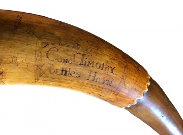 Map Powder Horn of Col. Timothy Bedel (1724-1787)