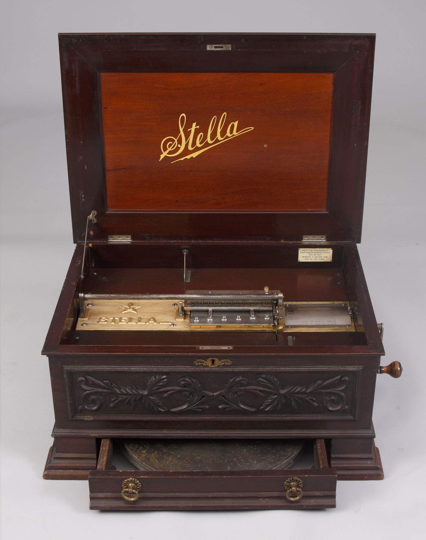 Stella Double Comb Music Box Cottone Auctions