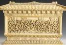 Finely Carved Ivory Dragon Wall
