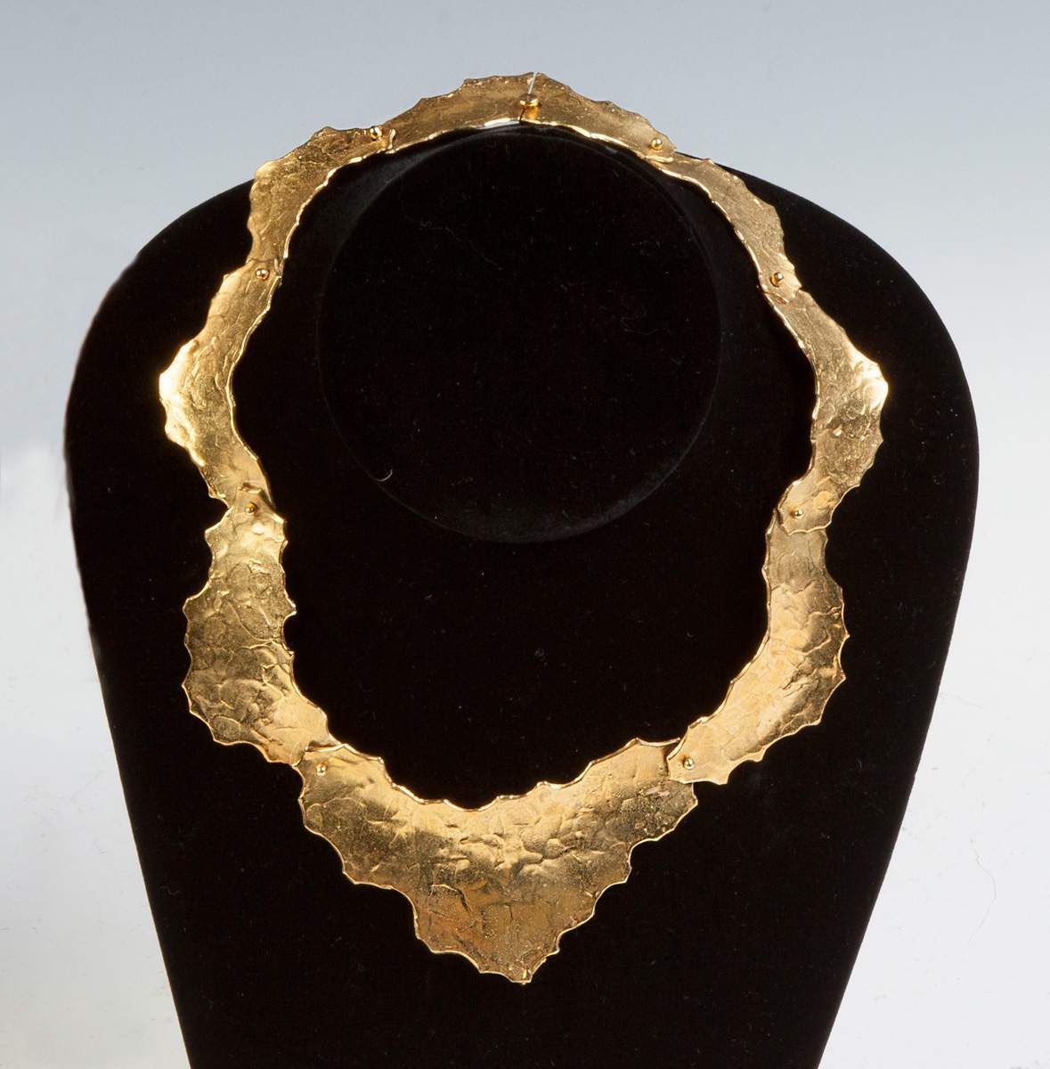 Ed Wiener 18K Gold Hinged Necklace