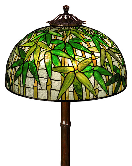 New York Bamboo Floor Lamp by Tiffany Studios