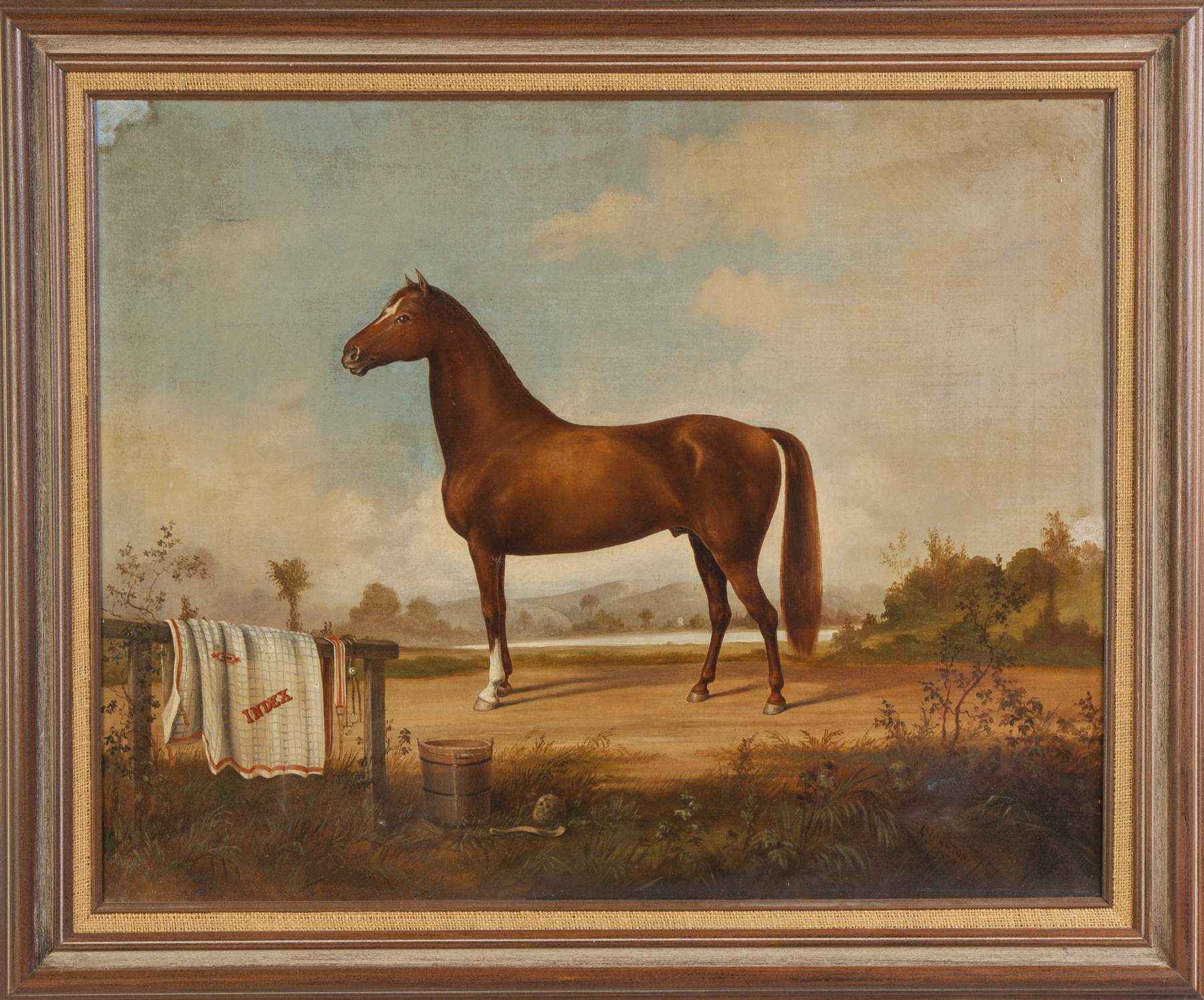 Robert W. Hanington (American, Mid. 19th cent.) Portrait of the Horse ...