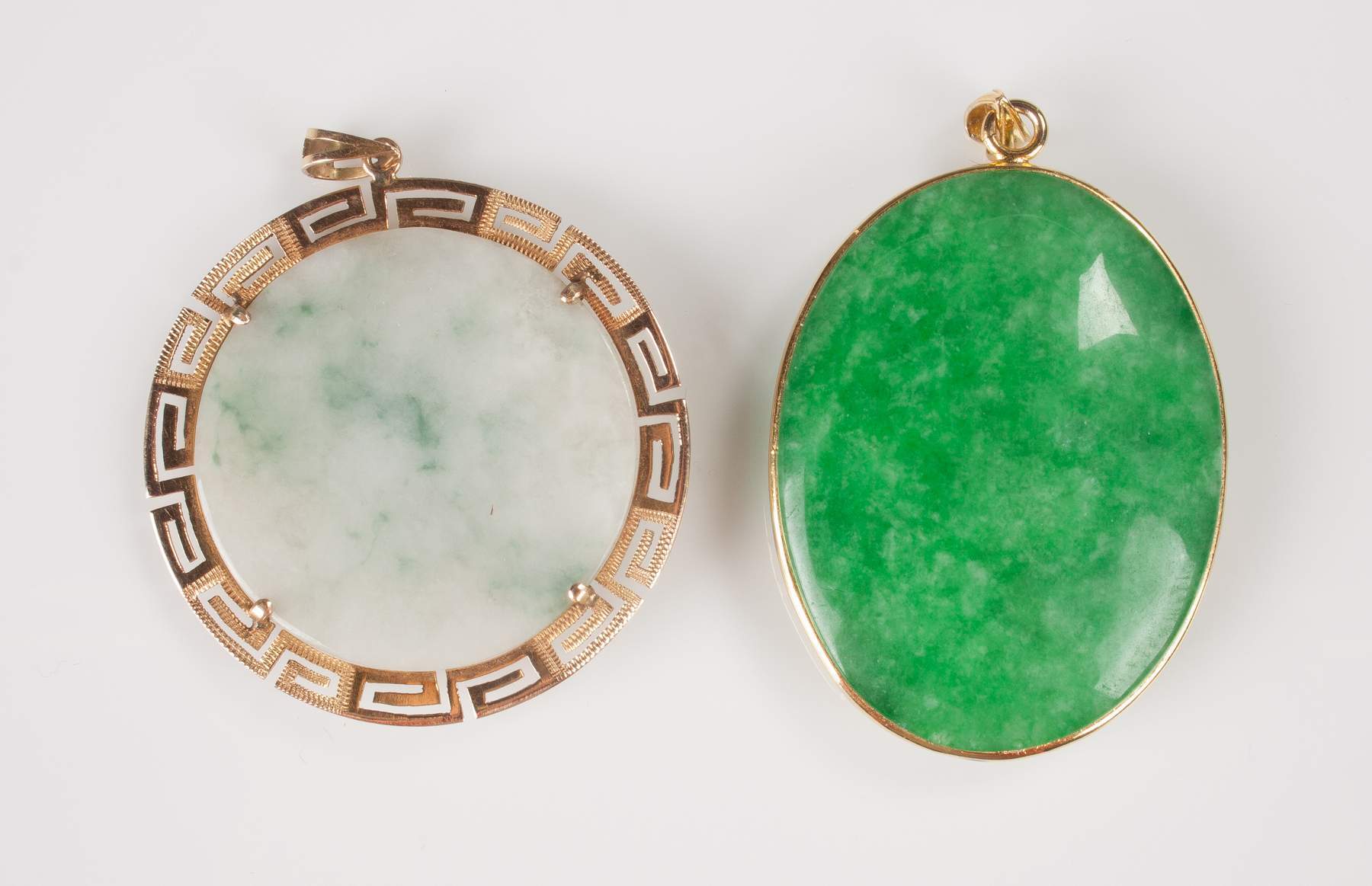 Jade & Gold Pendants | Cottone Auctions