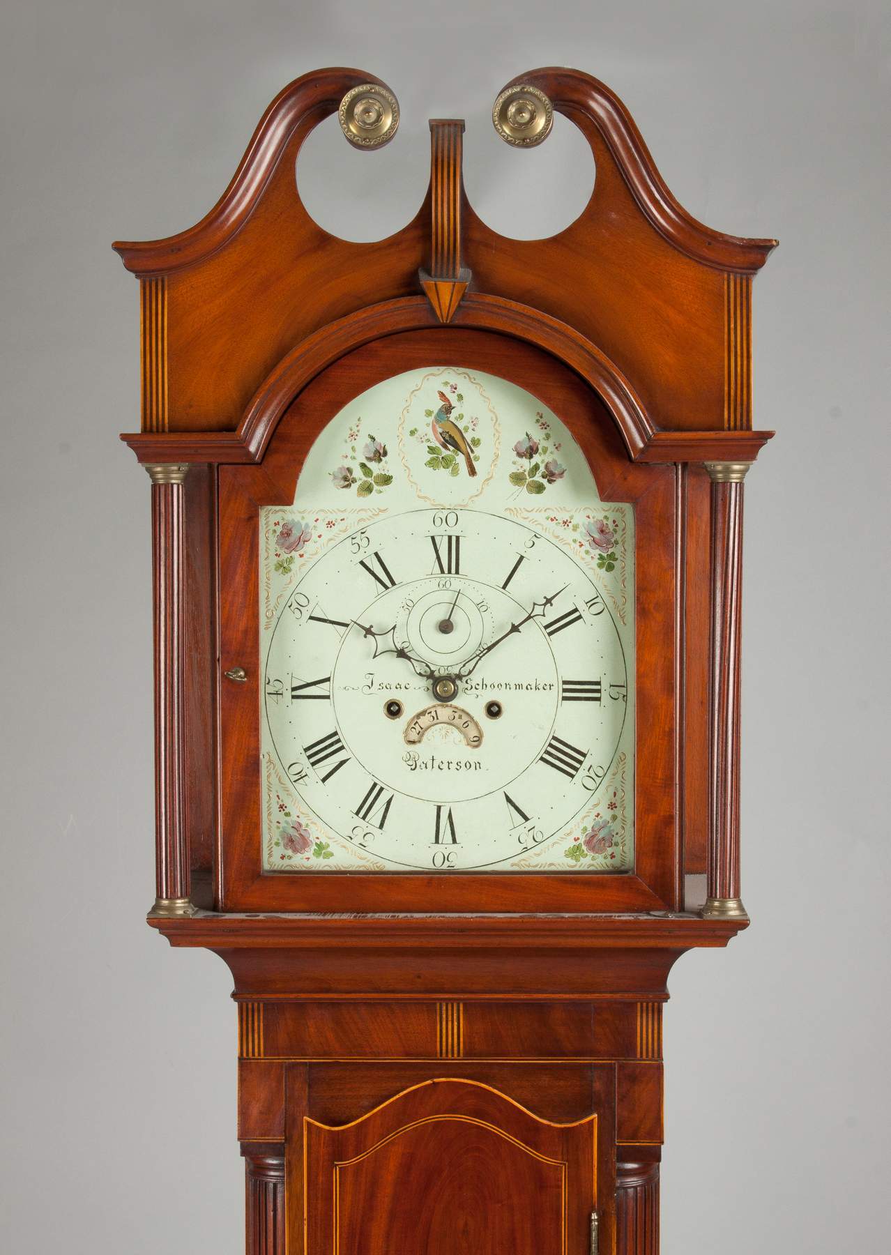 Fine Isaac Schoonmaker Tall Case Clock, Paterson, NJ | Cottone Auctions