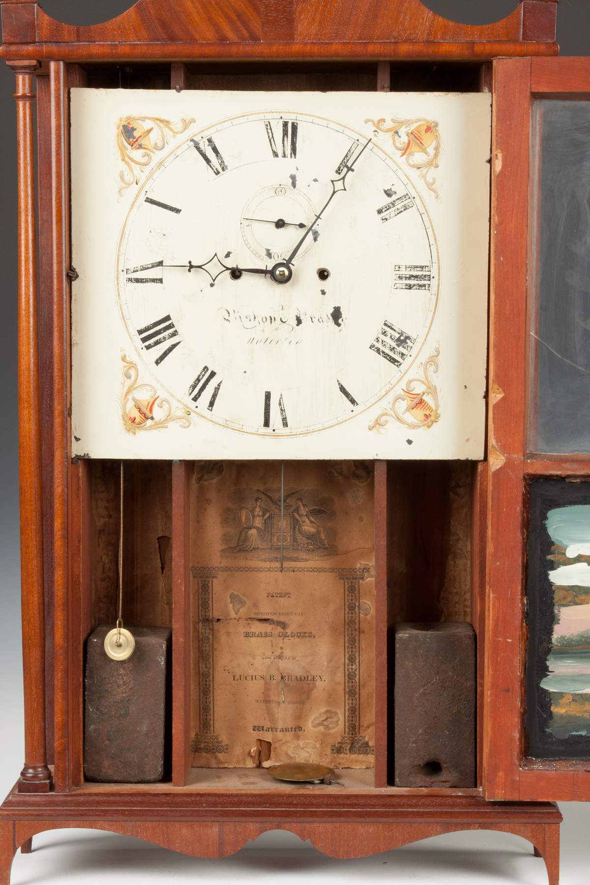 Bishop & Bradley Pillar & Scroll Clock, Watertown, CT | Cottone Auctions