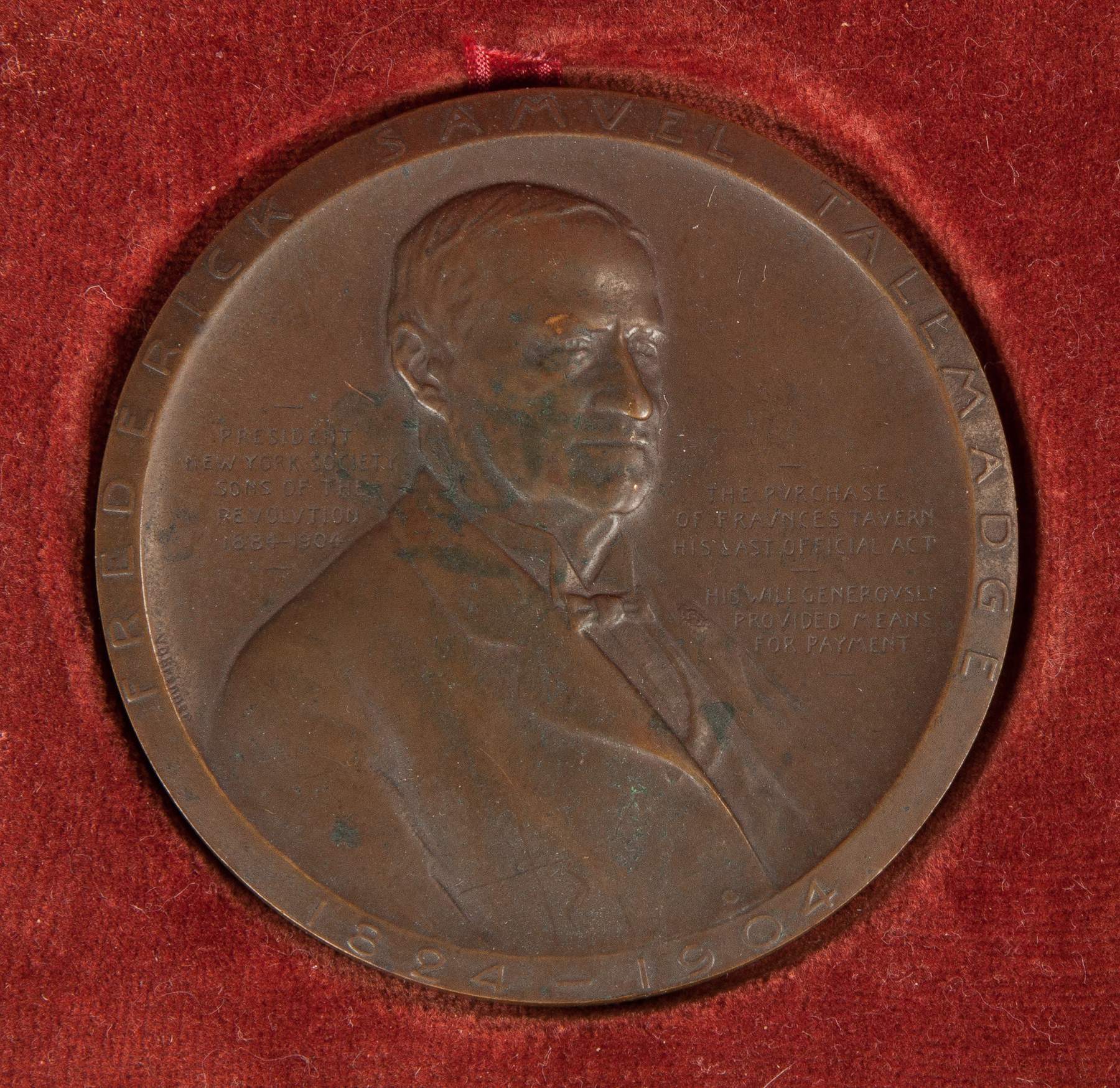 Victor David Brenner (American, 1871–1924), Frederick Samuel Tallmadge ...