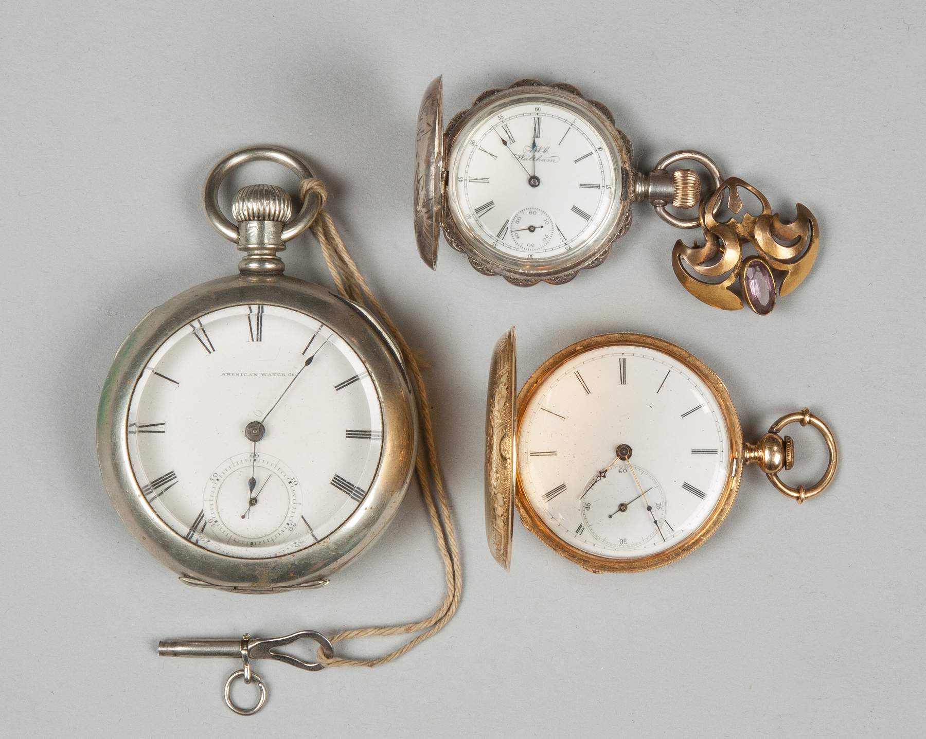 Three Pocket Watches | Cottone Auctions