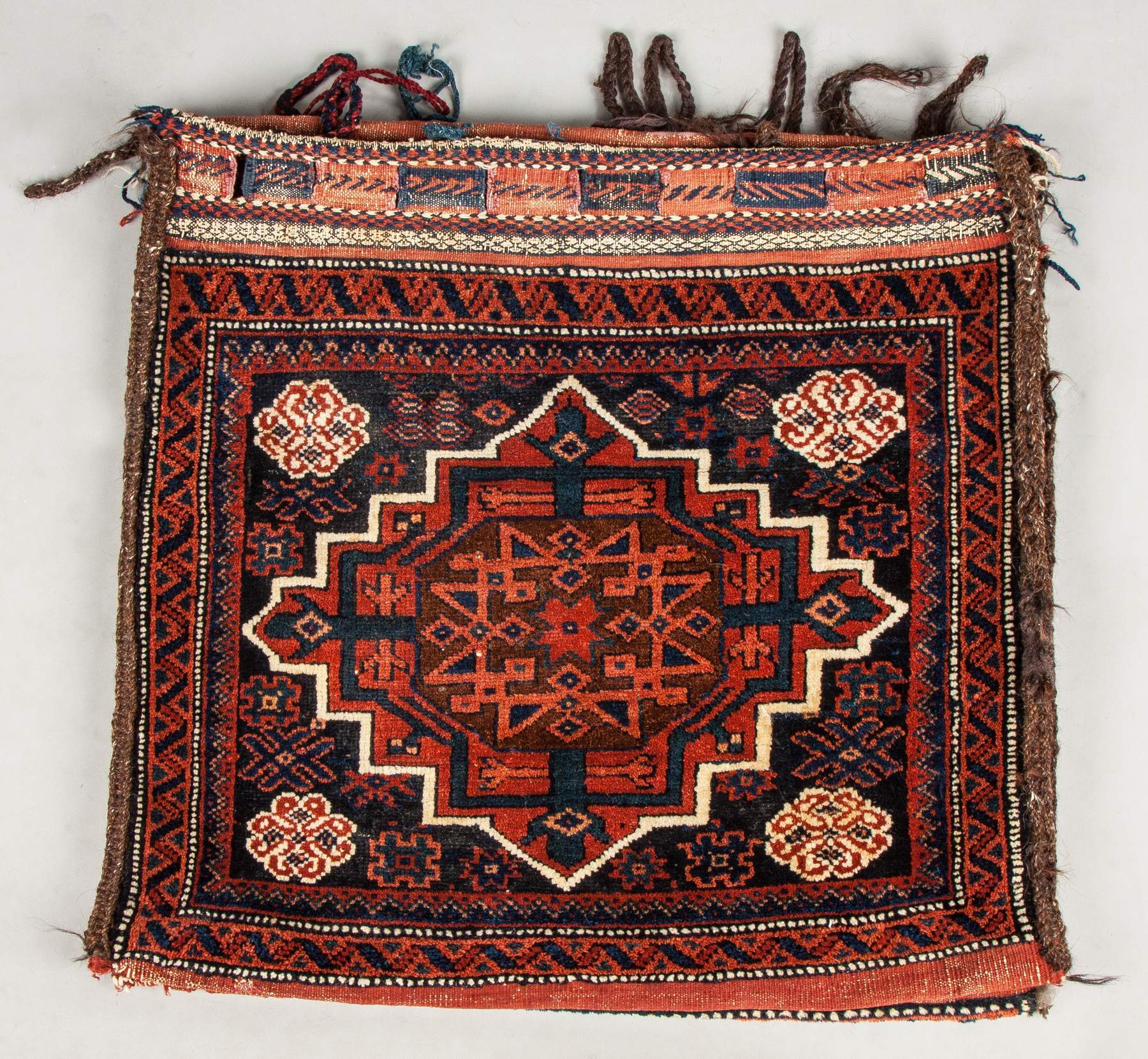 Bokkara Mat, Saddle Bag & Kurdish Bagface | Cottone Auctions