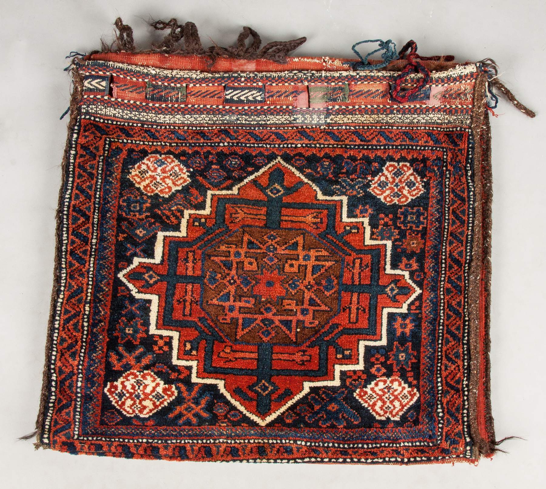 Bokkara Mat, Saddle Bag & Kurdish Bagface | Cottone Auctions