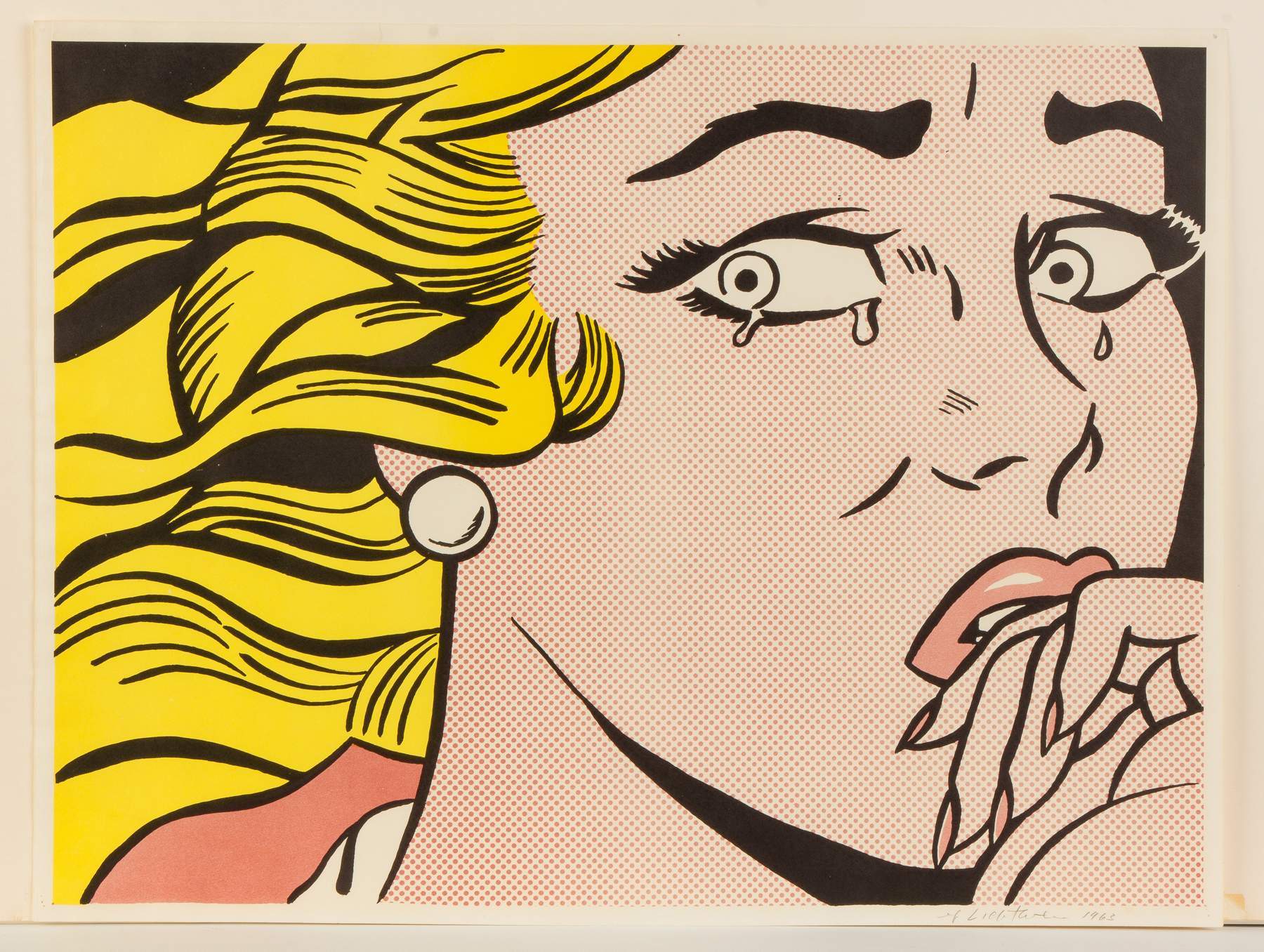 Roy Lichtenstein American 1923 1997 Crying Girl C II 1   0309dscry 