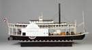 "The Paul Jones" Carved and Painted Wood Riverboat Model