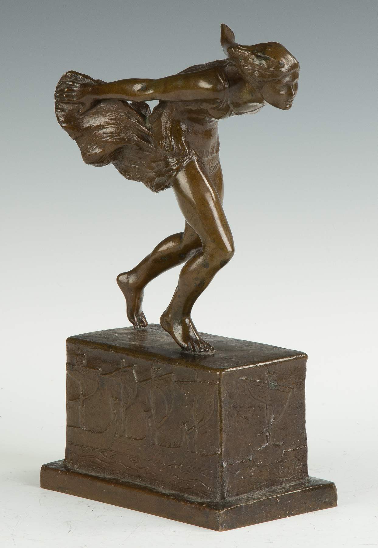 Alice Wright (American,1881-1975) Art Deco Bronze Sculpture of a ...