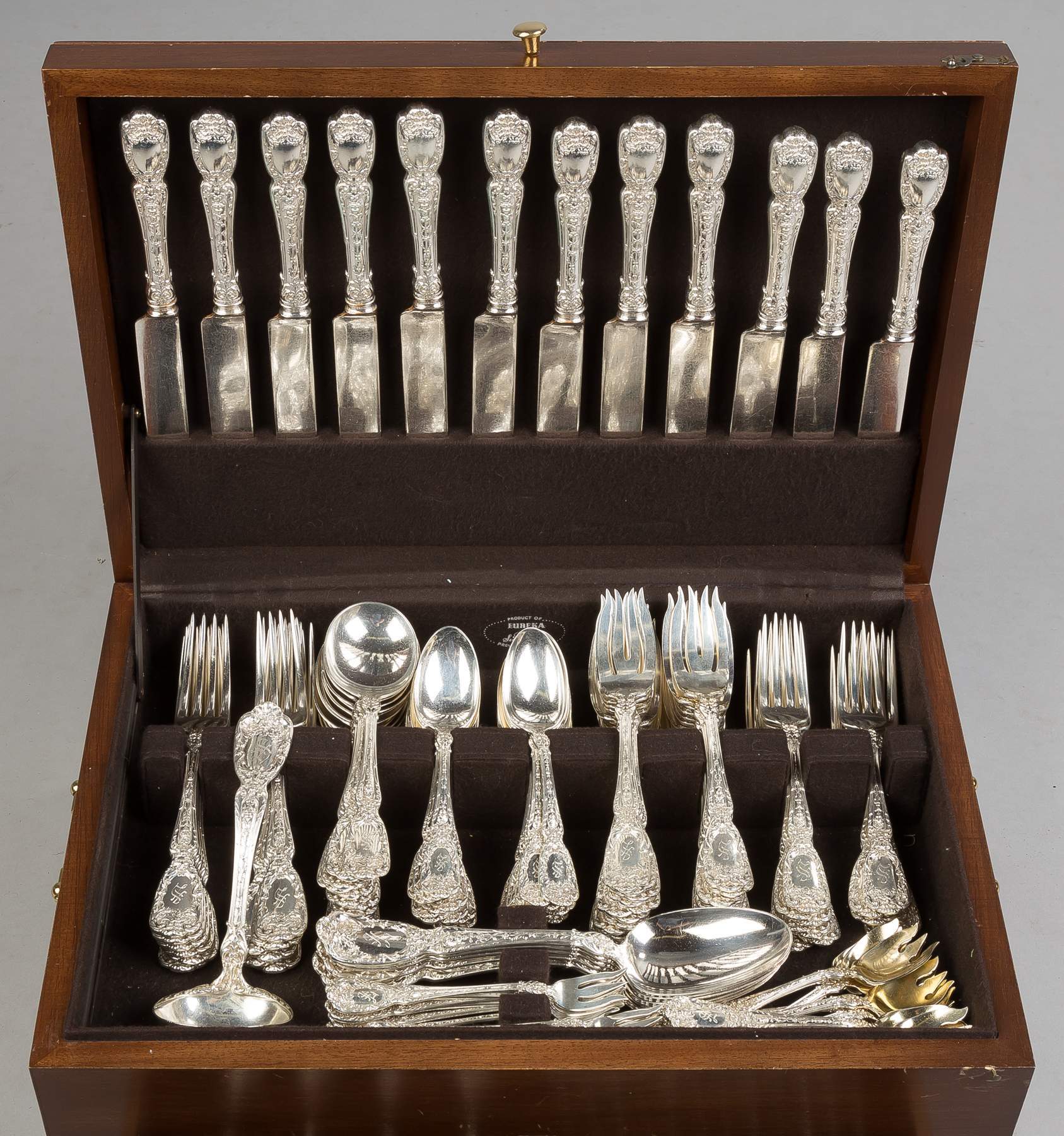 Gorham Sterling Silver Flatware Florentine Pattern Cottone Auctions