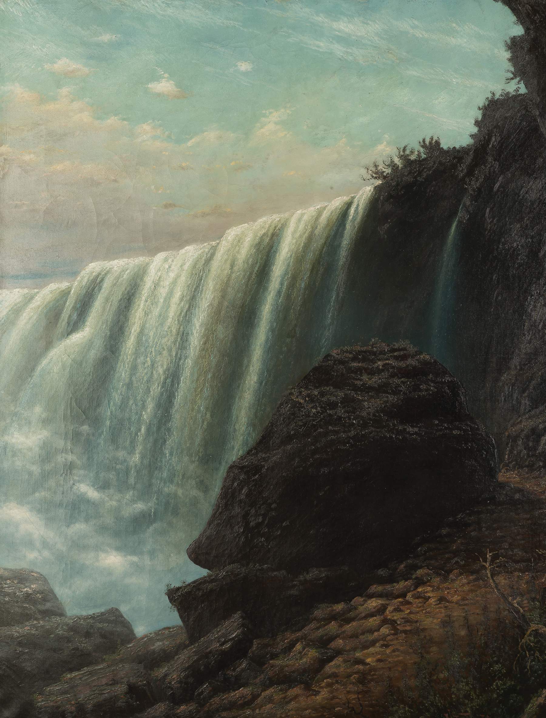 Alex Fournier (Canada, born 1939) View of Niagara Falls | Cottone Auctions