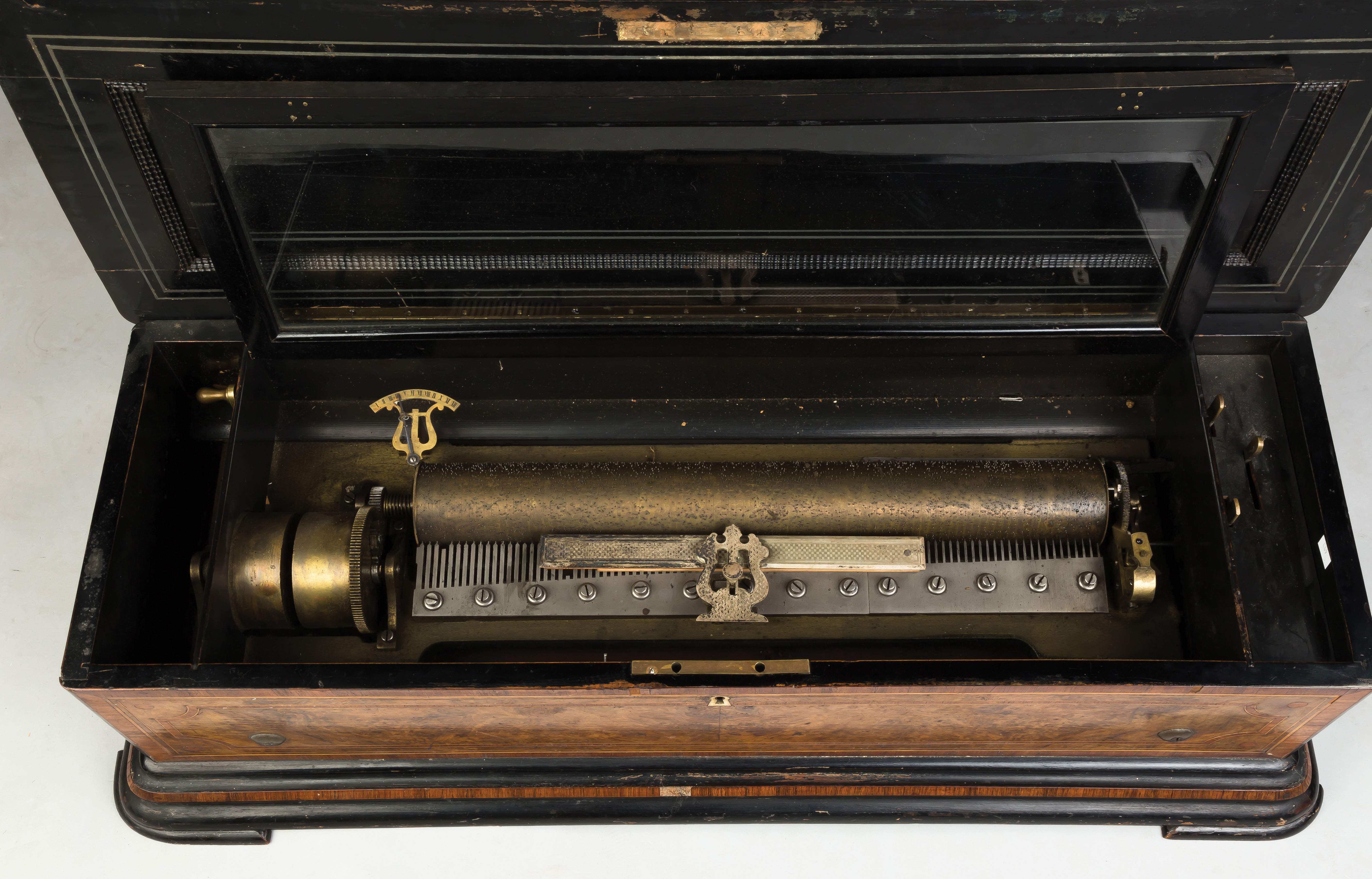 Swiss 12 Tune Cylinder Music Box | Cottone Auctions