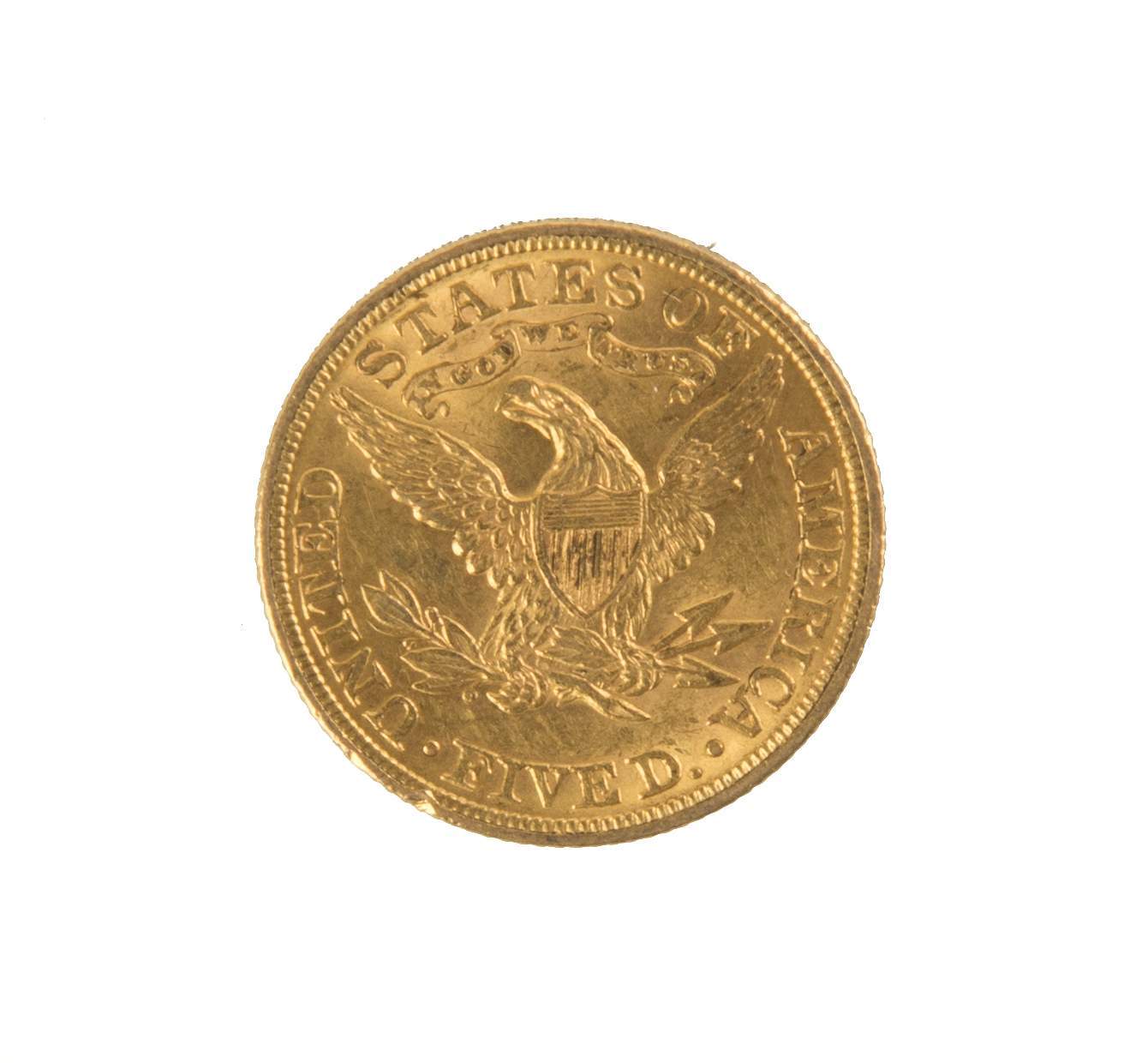 1902 Five Dollar Liberty Head Gold Coin | Cottone Auctions