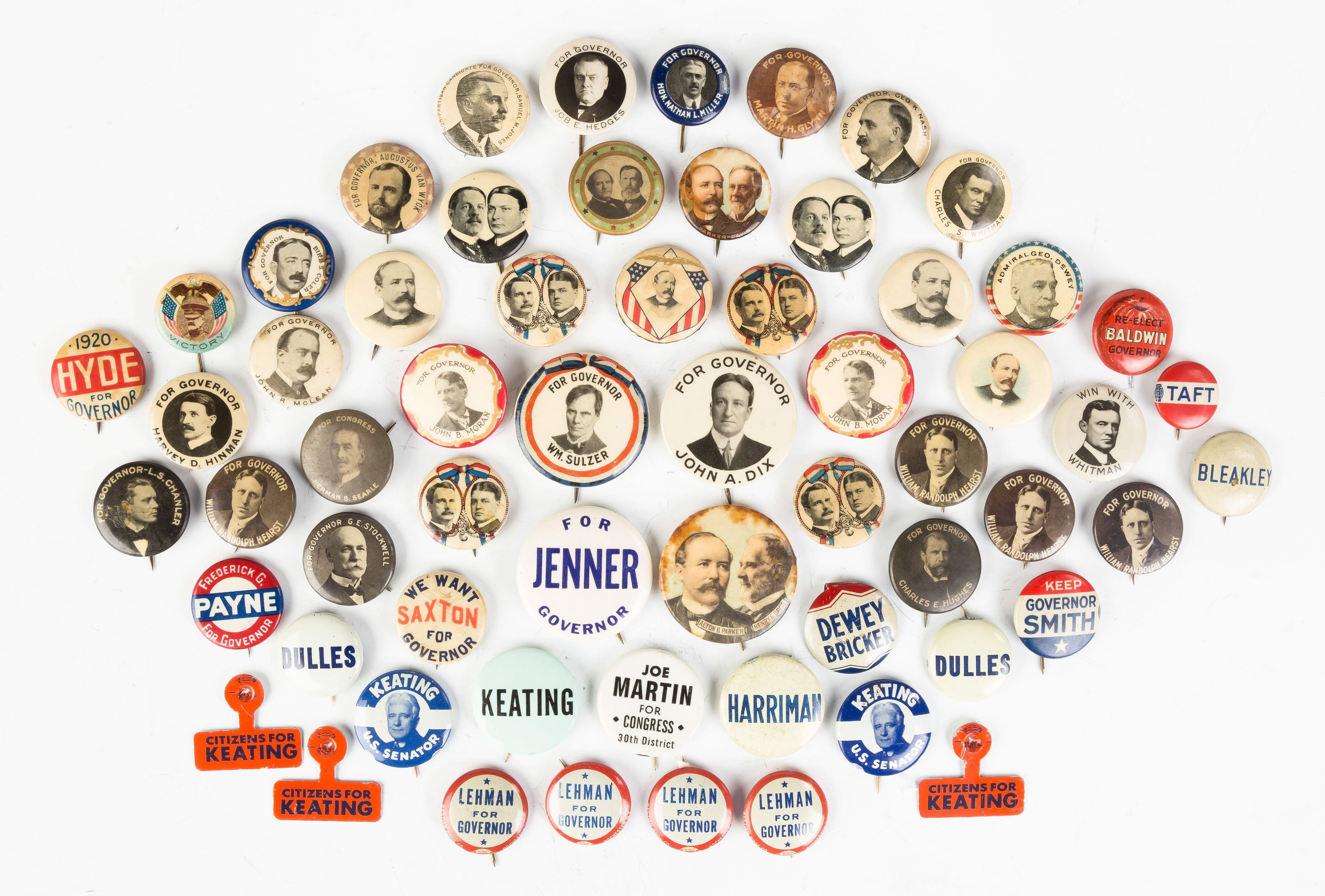 Group Of Various Political Buttons | Cottone Auctions