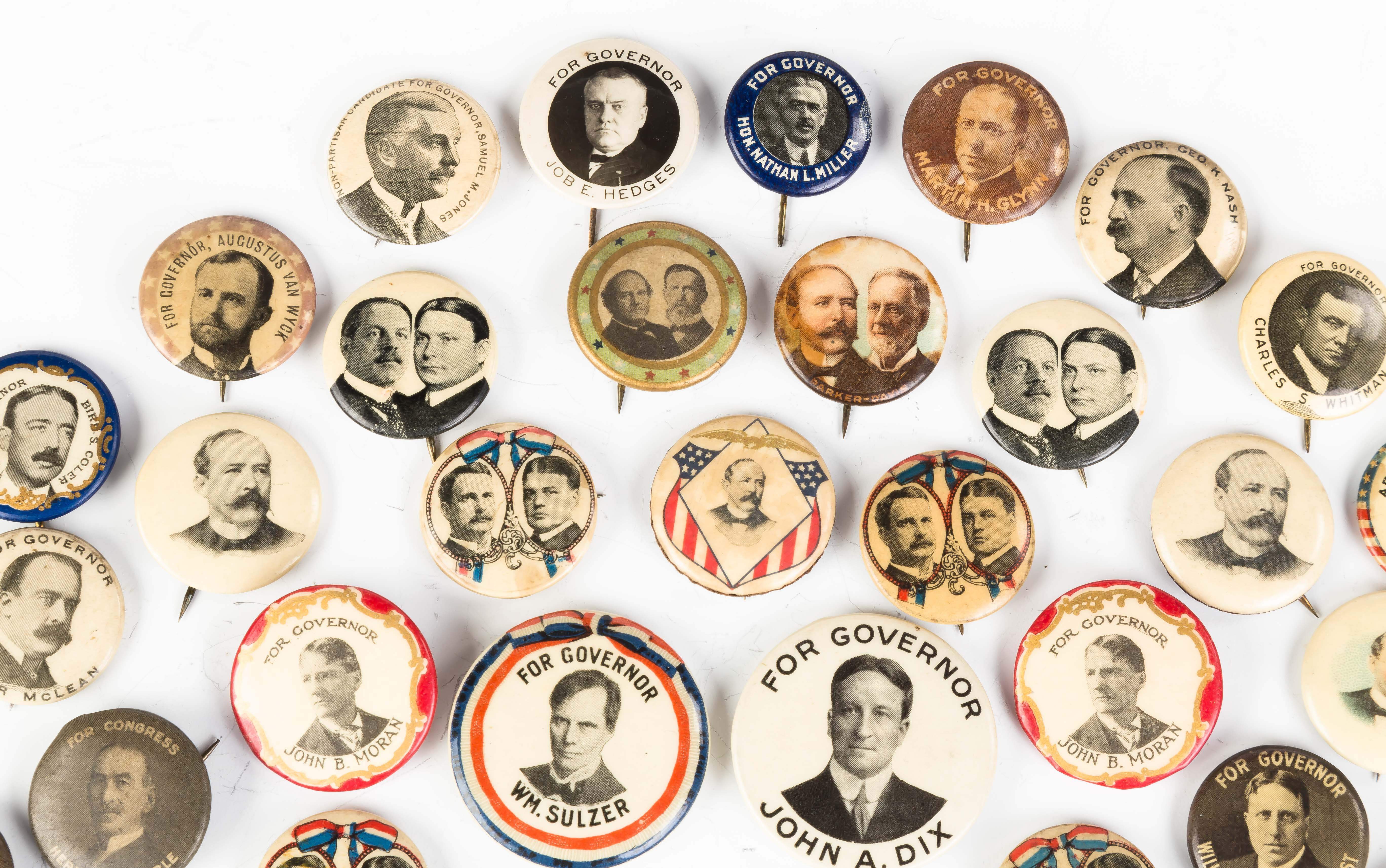 Group Of Various Political Buttons | Cottone Auctions