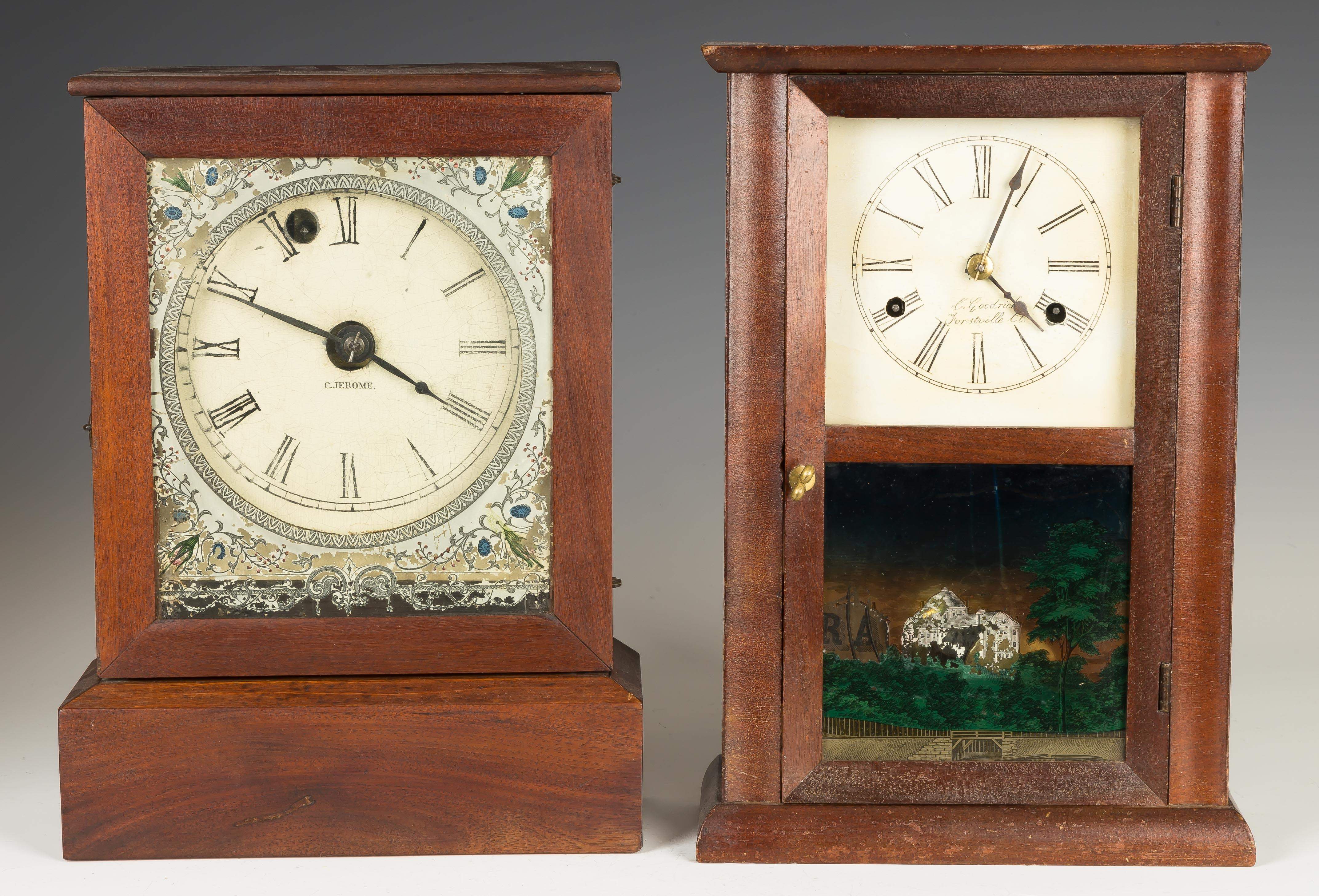 Two Cottage Clocks Cottone Auctions