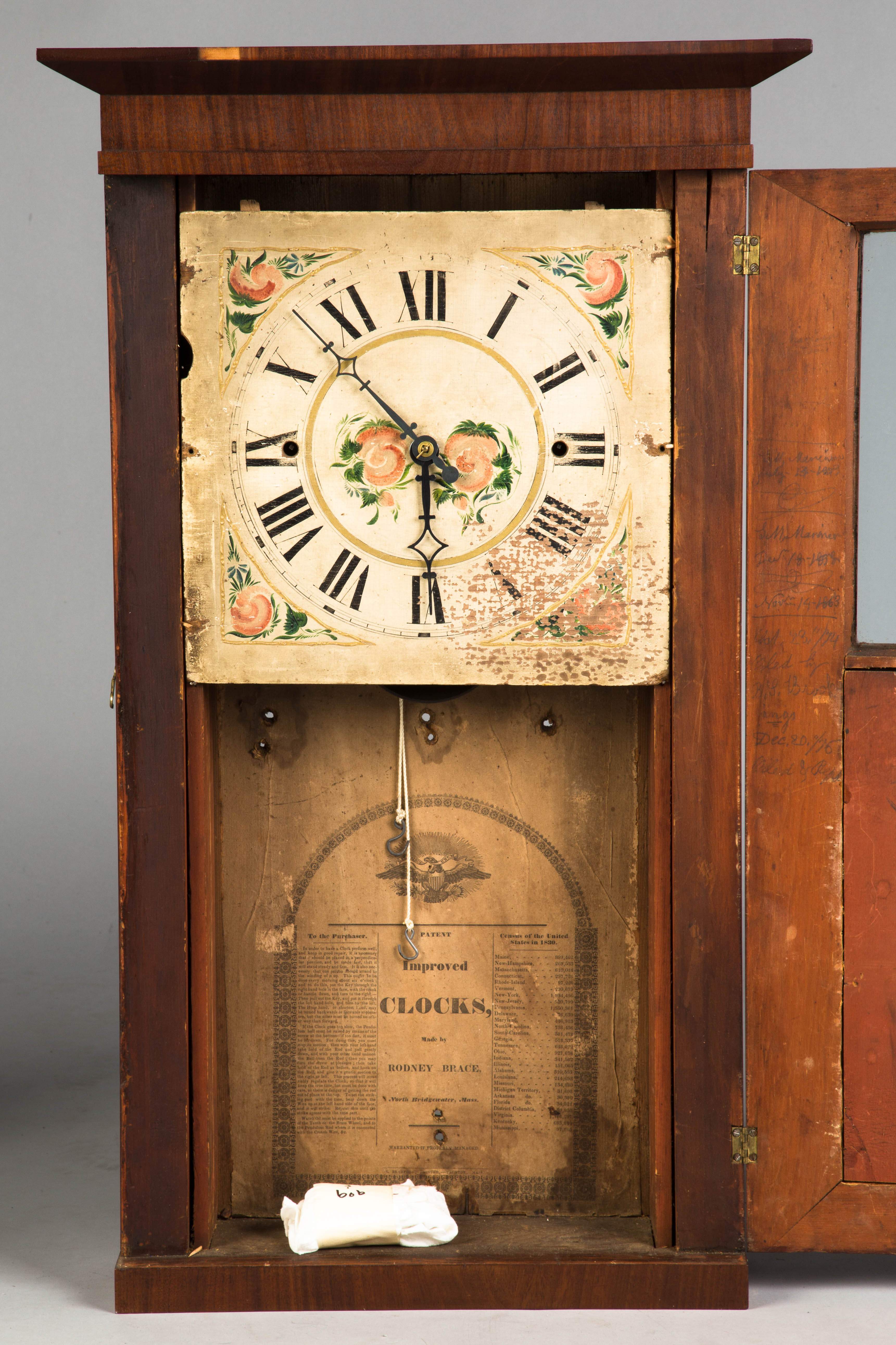 Rodney Brace, Northwater, MA, Shelf Clock | Cottone Auctions