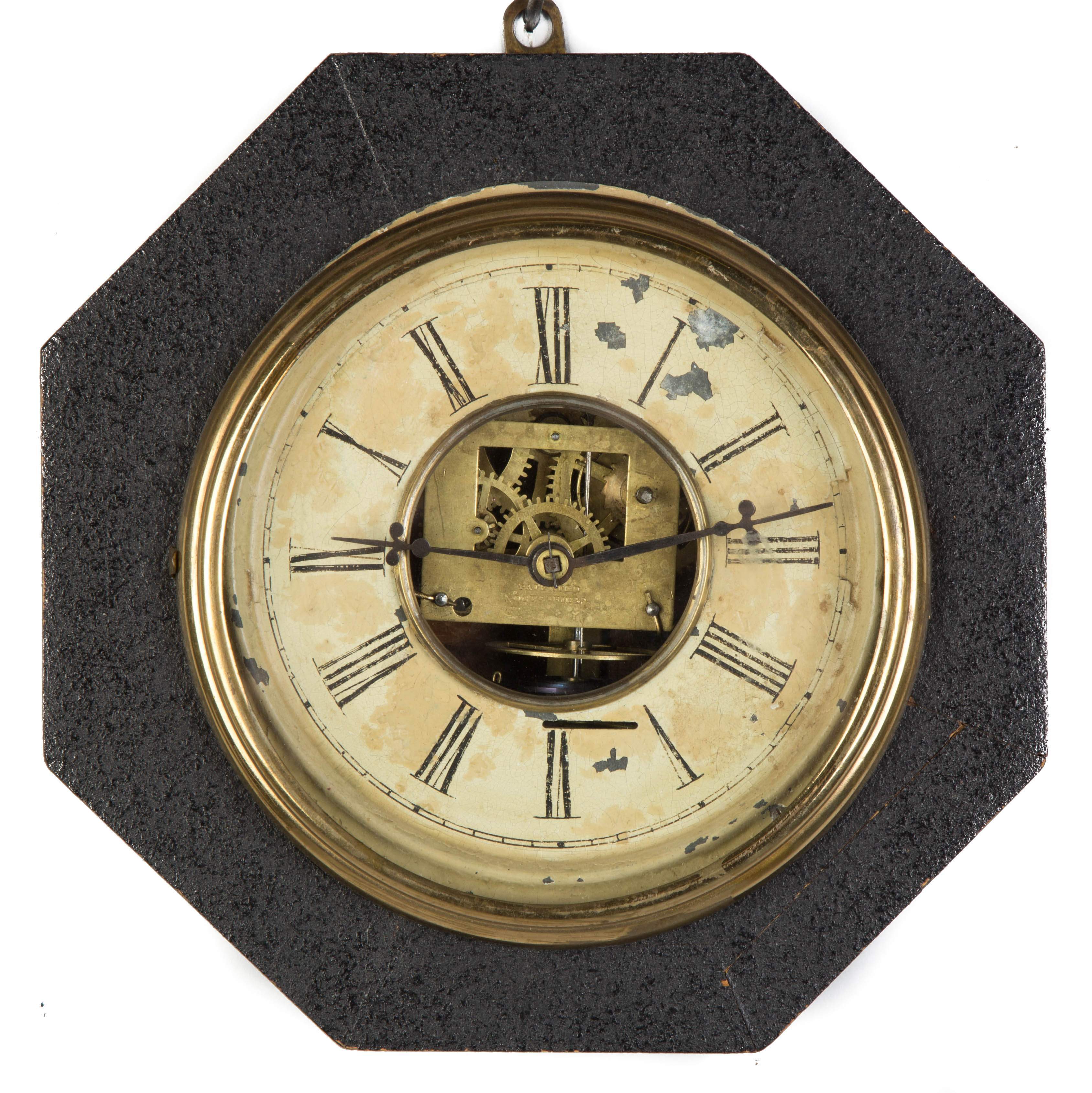 S. B. Terry Octagonal Gallery Clock | Cottone Auctions