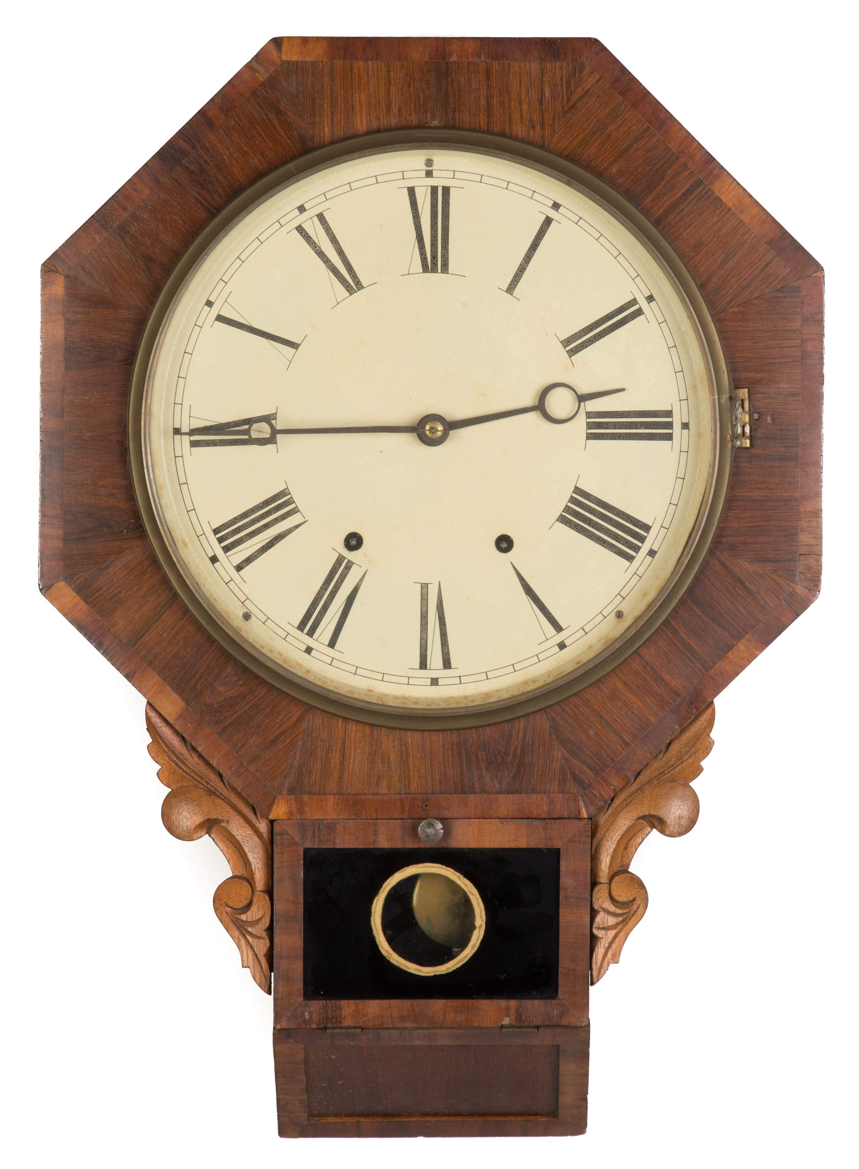 Two Schoolhouse Clocks Cottone Auctions