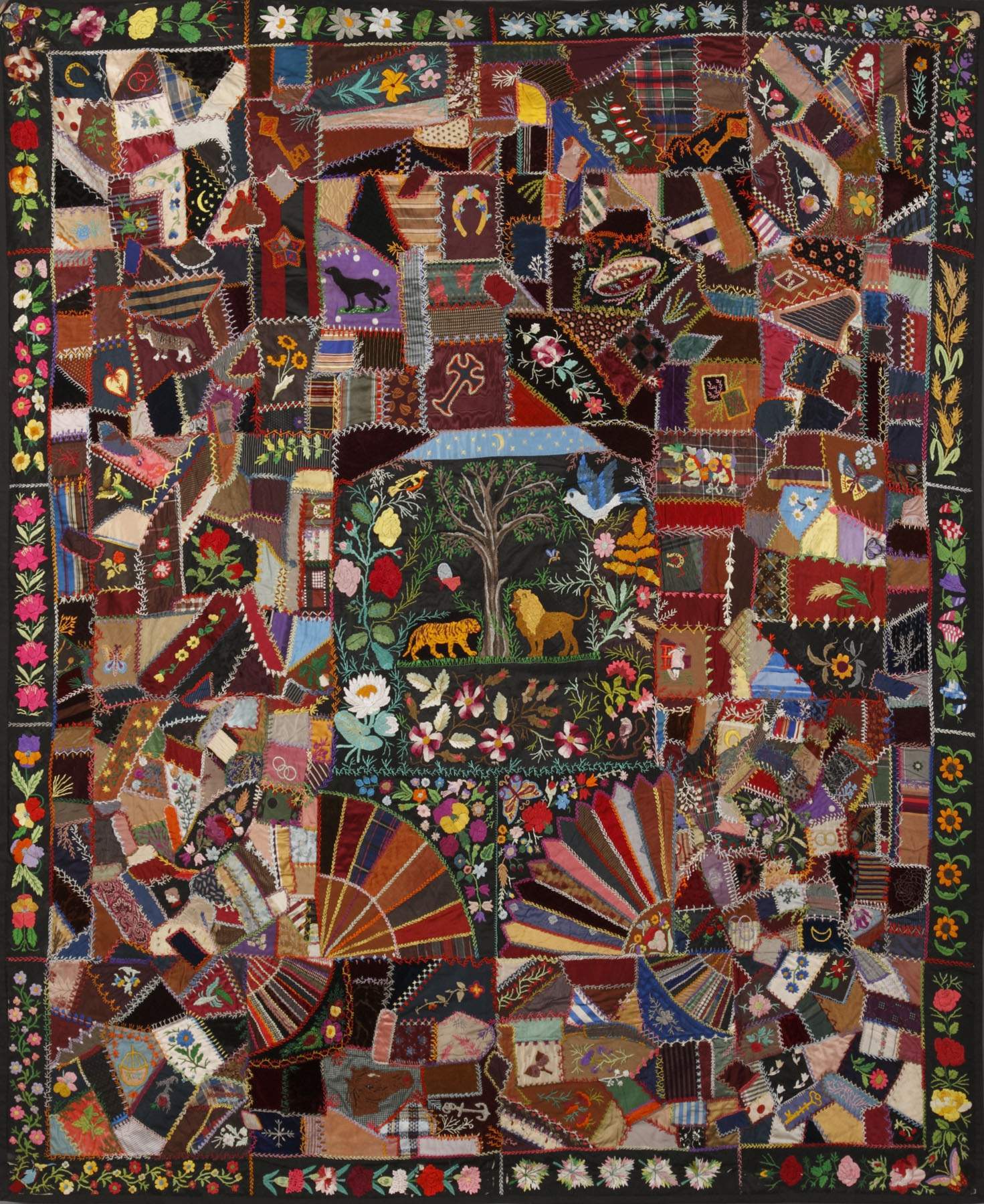 Victorian Crazy Quilt Cottone Auctions