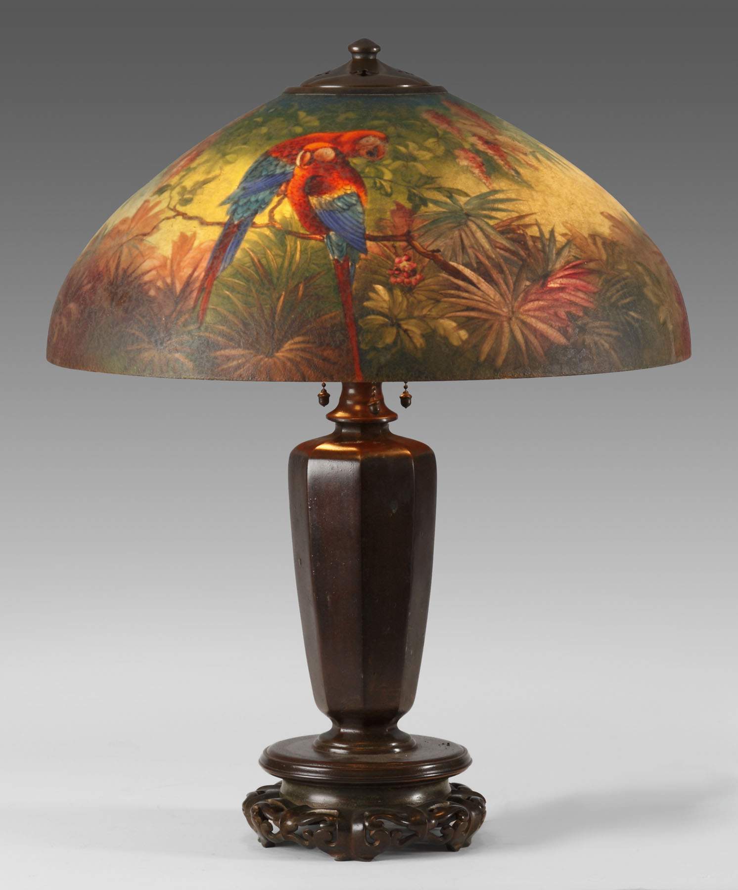 Fine Handel Jungle Bird Lamp Cottone Auctions