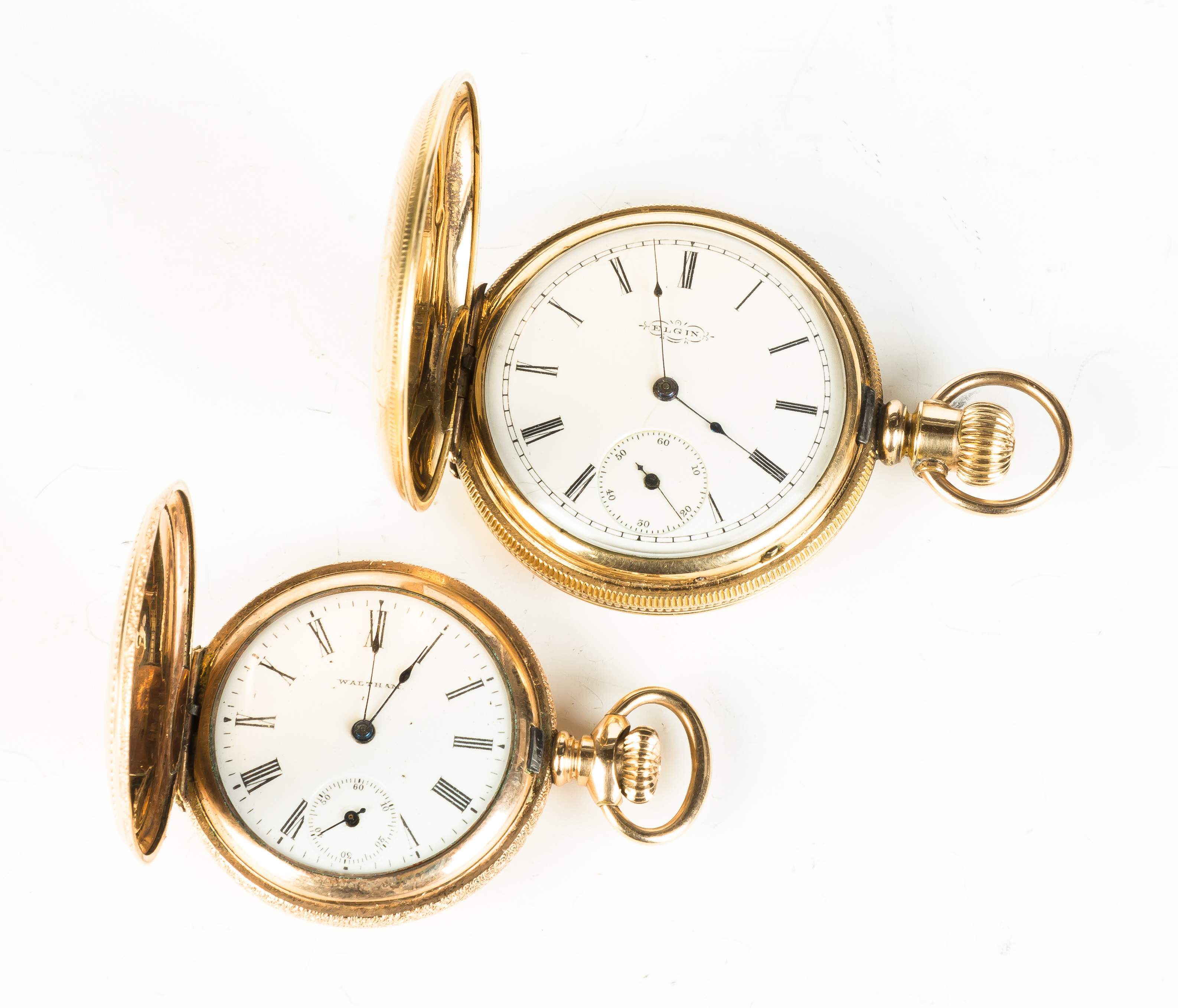 Two 14K Gold Pocket Watches | Cottone Auctions