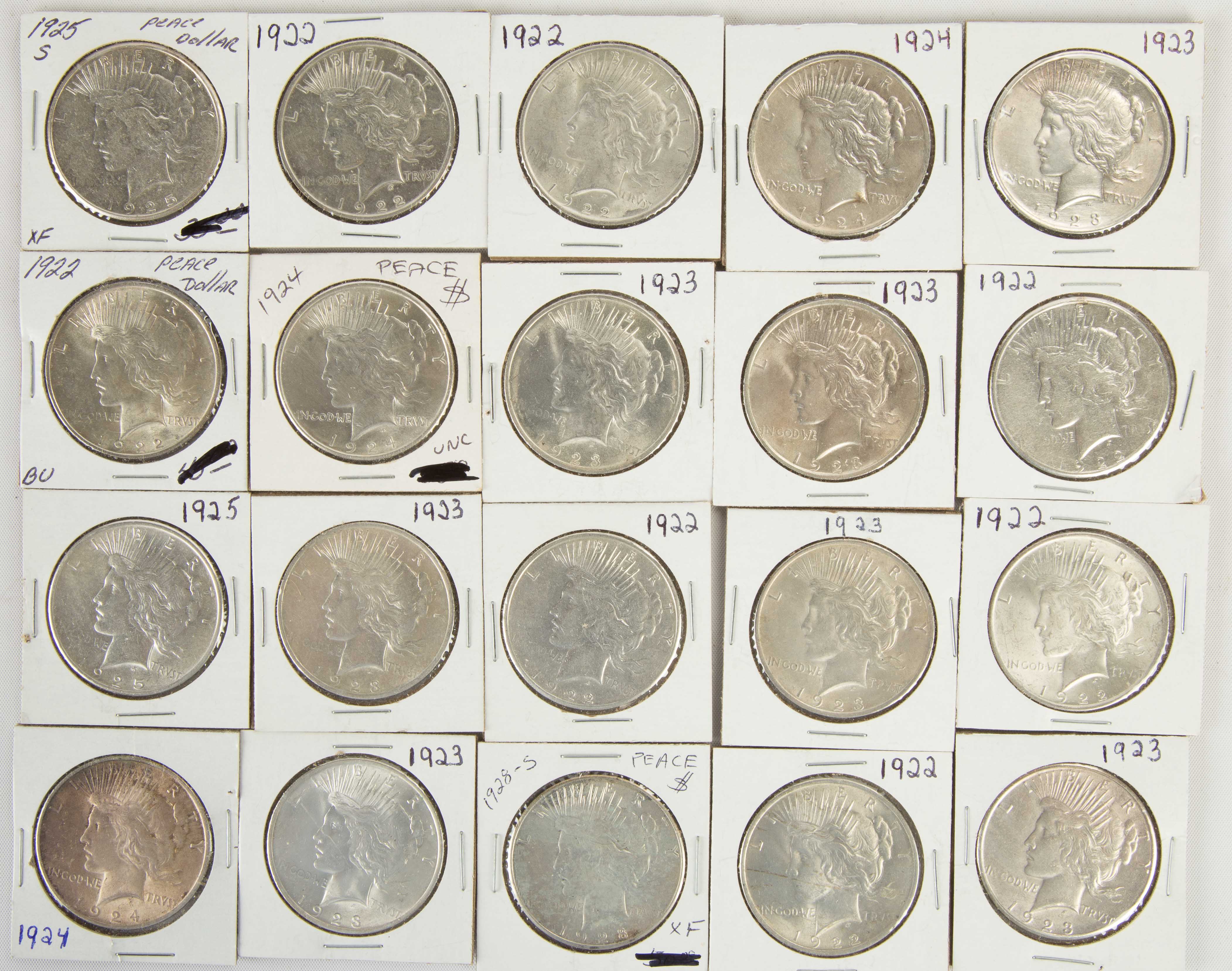 Twenty Liberty Head Silver Dollars | Cottone Auctions