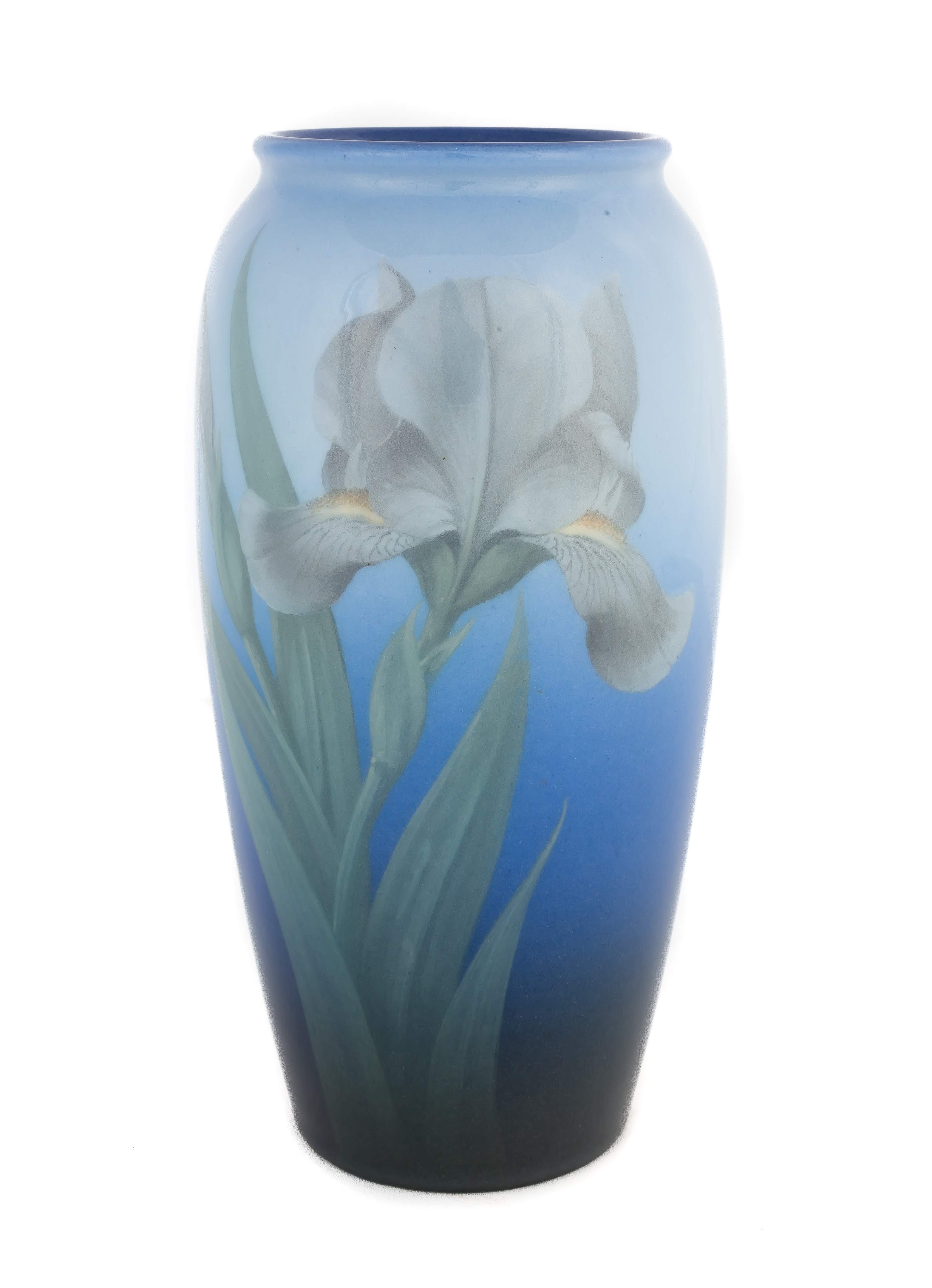 Fine Rookwood Vase with Iris | Cottone Auctions