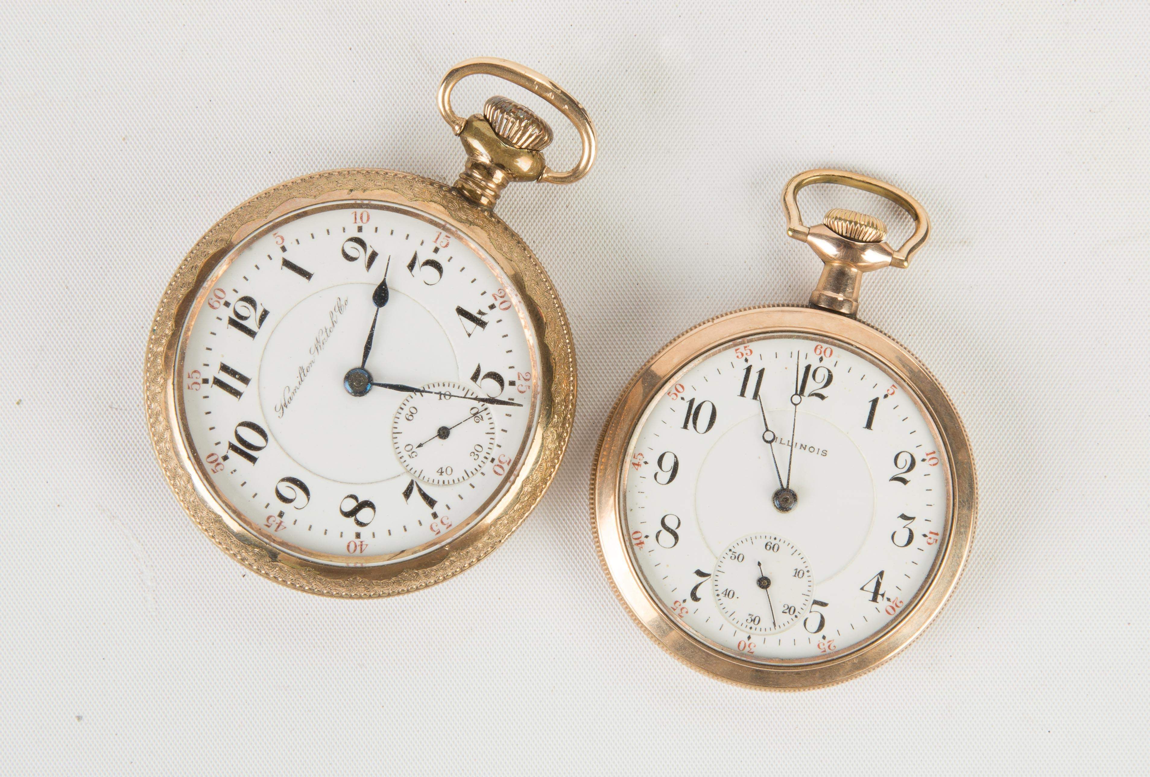 Hamilton and Illinois Pocket Watches | Cottone Auctions