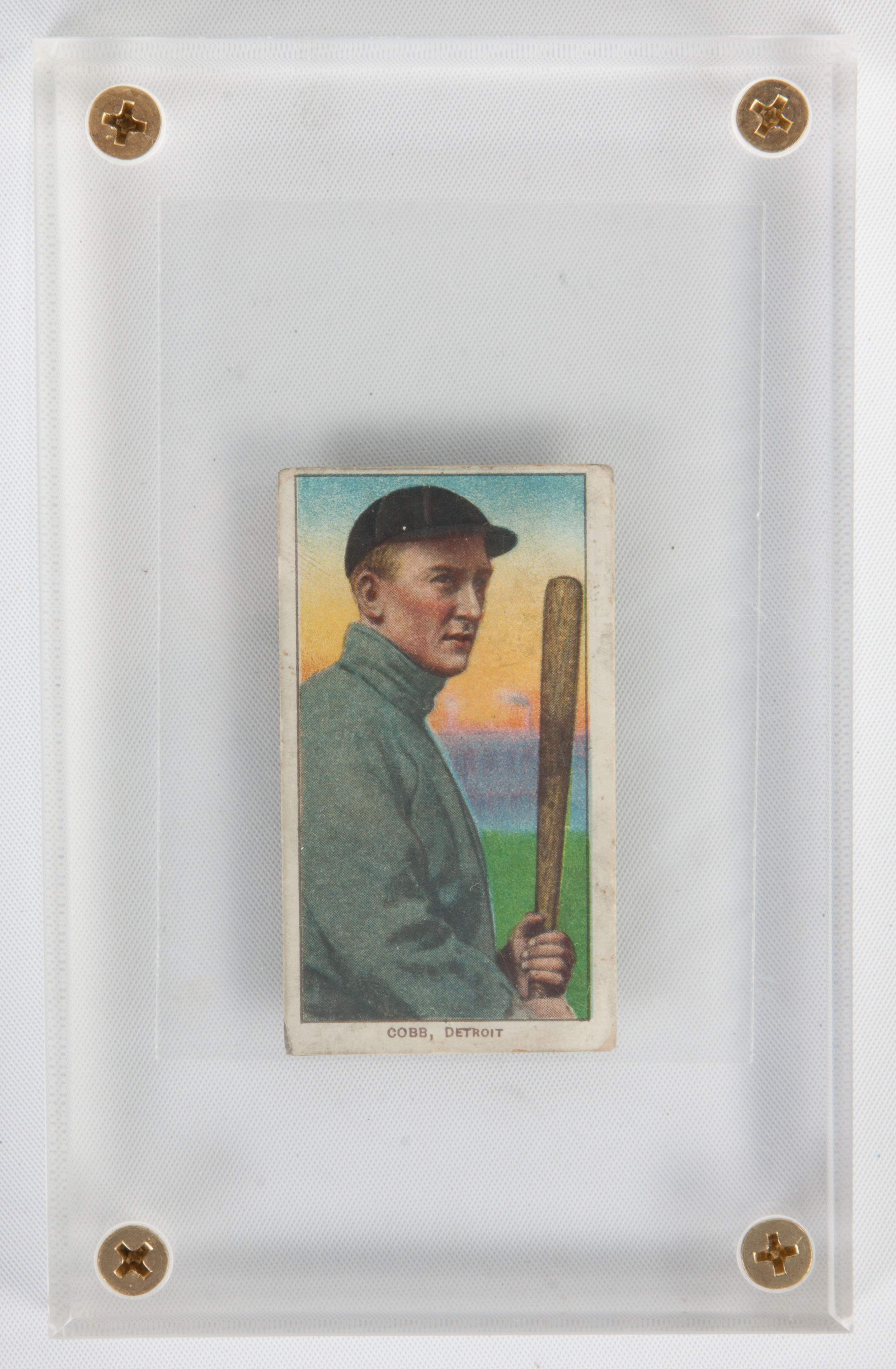 Sold at Auction: 1909-11 T206 Ty Cobb (Bat on shoulder).