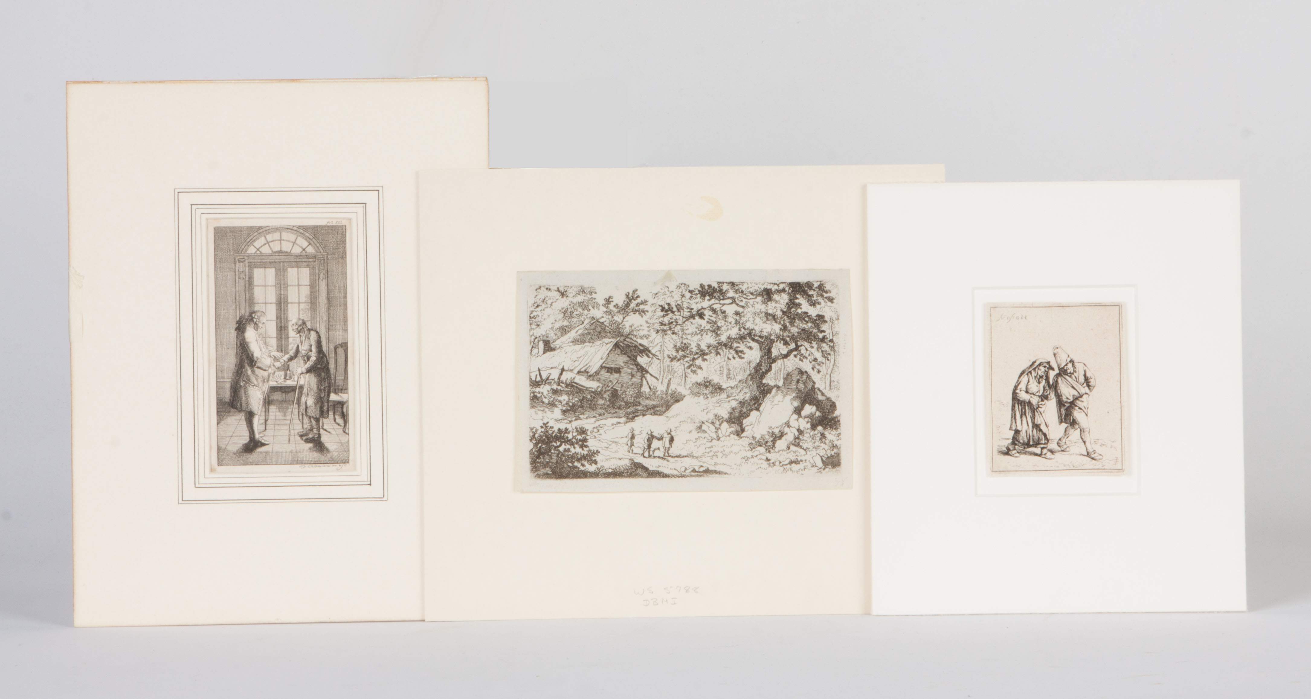 Group of Three Early Etchings | Cottone Auctions