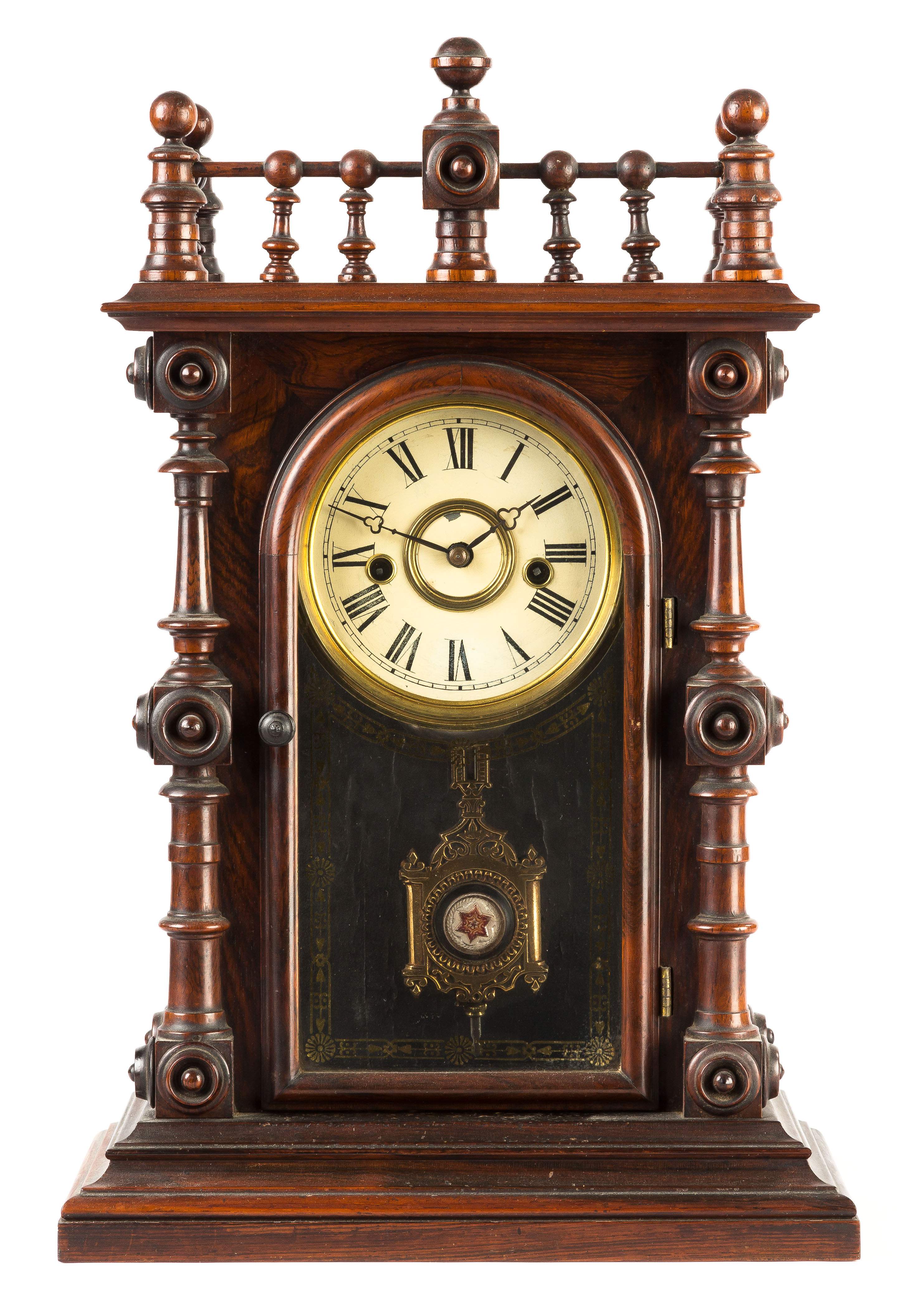 E. N. Welch Gestner Shelf Clock | Cottone Auctions