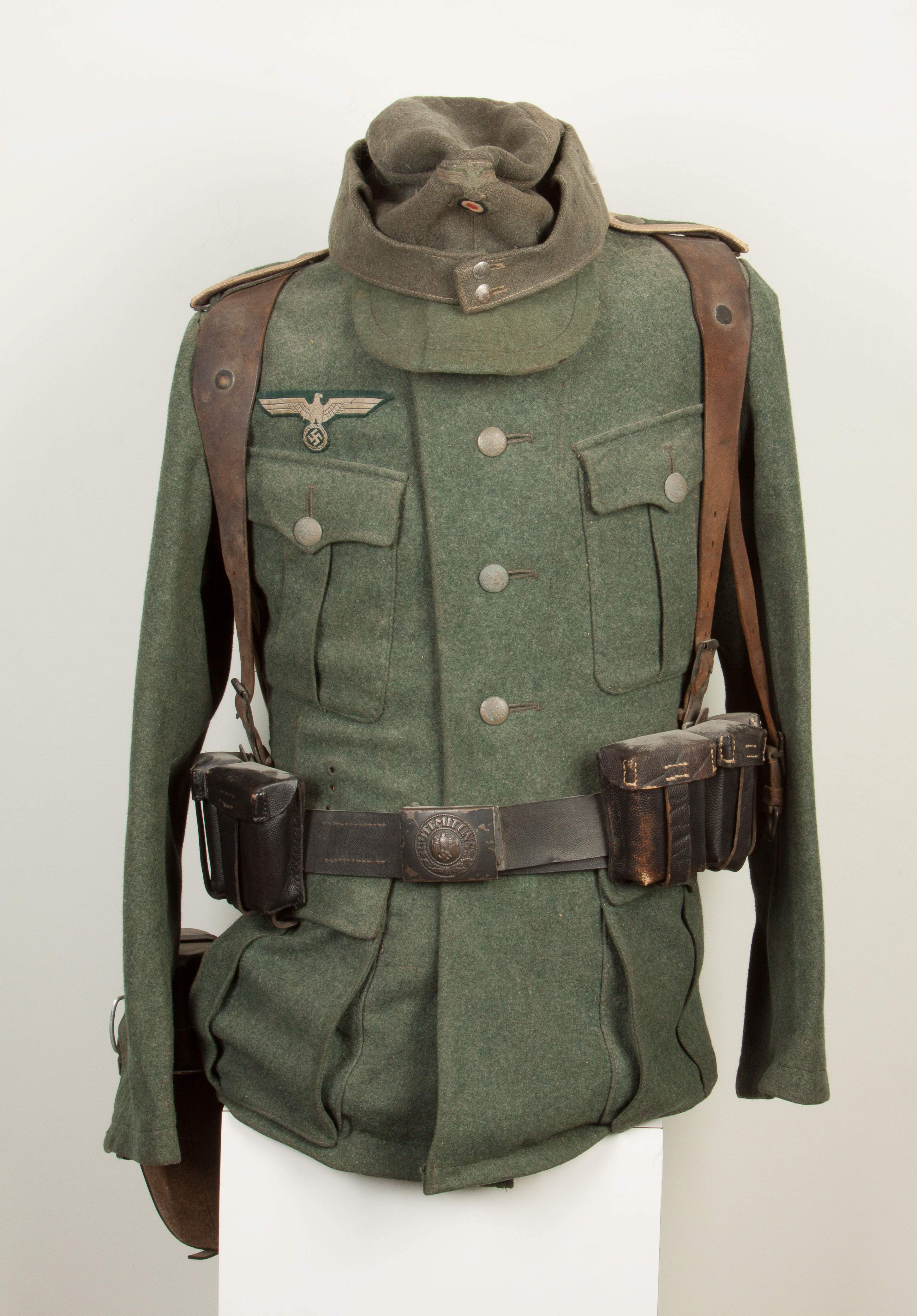 WWII German Infantry Combat EM Tunic | Cottone Auctions