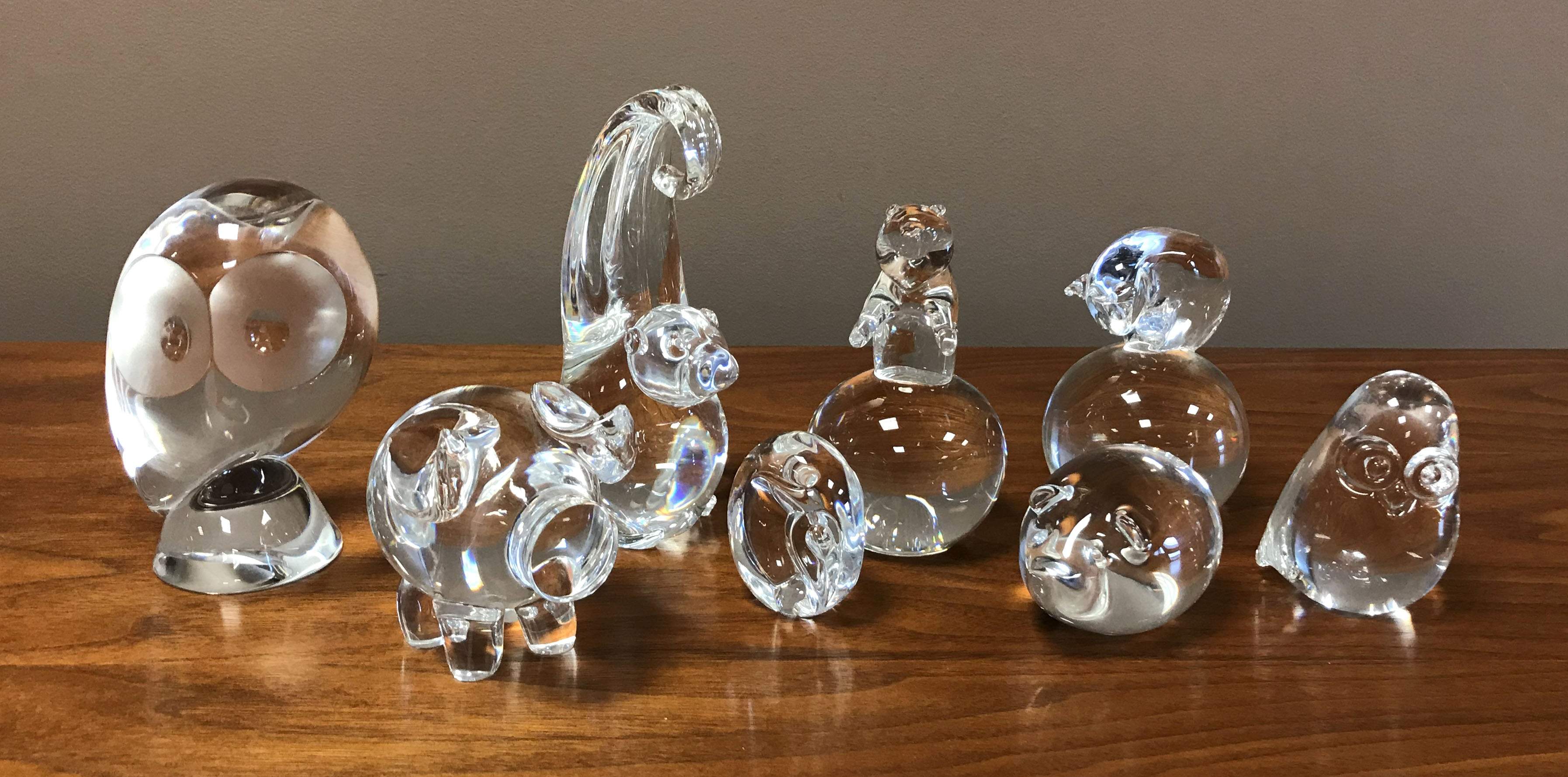 steuben crystal figurines