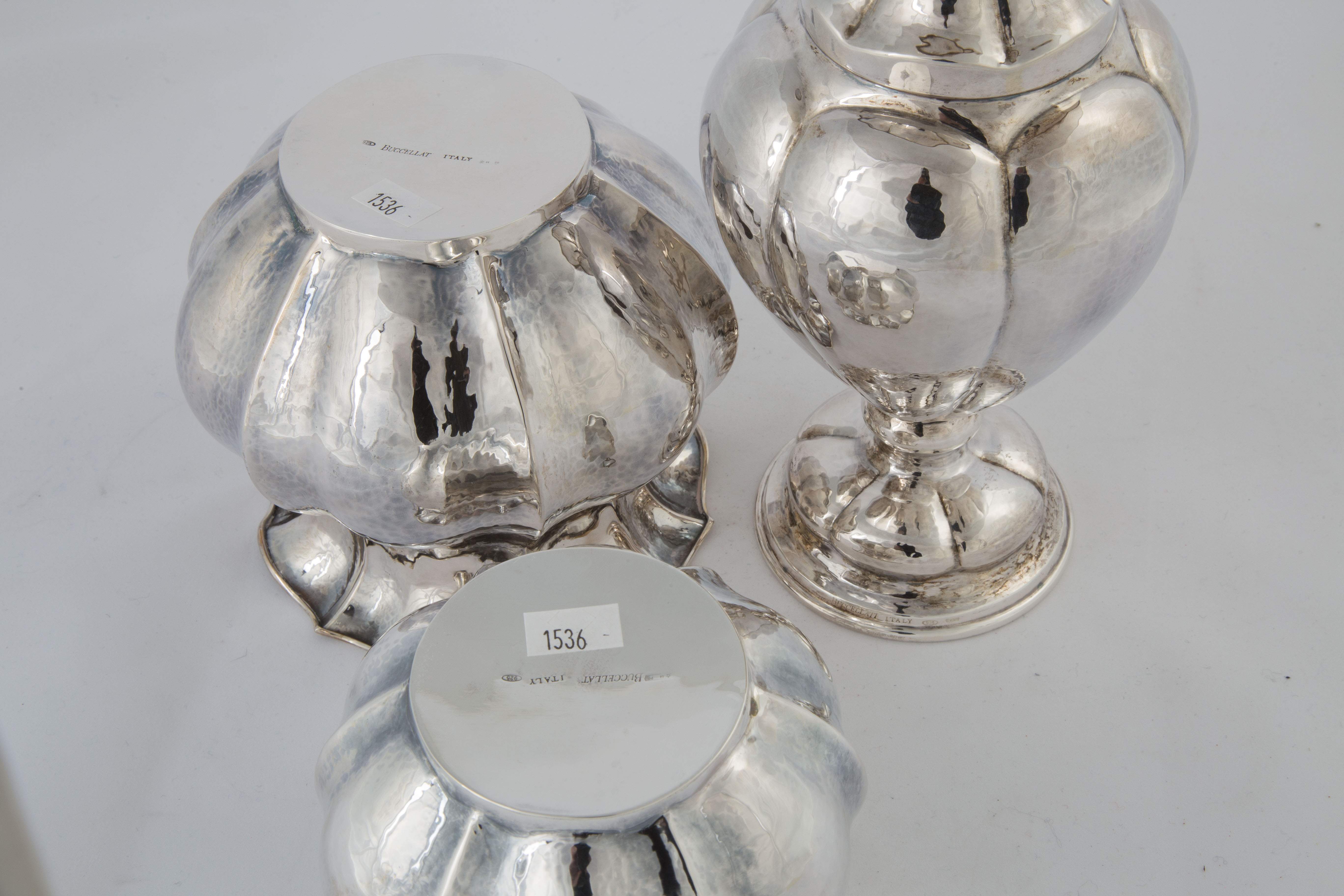 Three Buccellati Sterling Silver Vases | Cottone Auctions